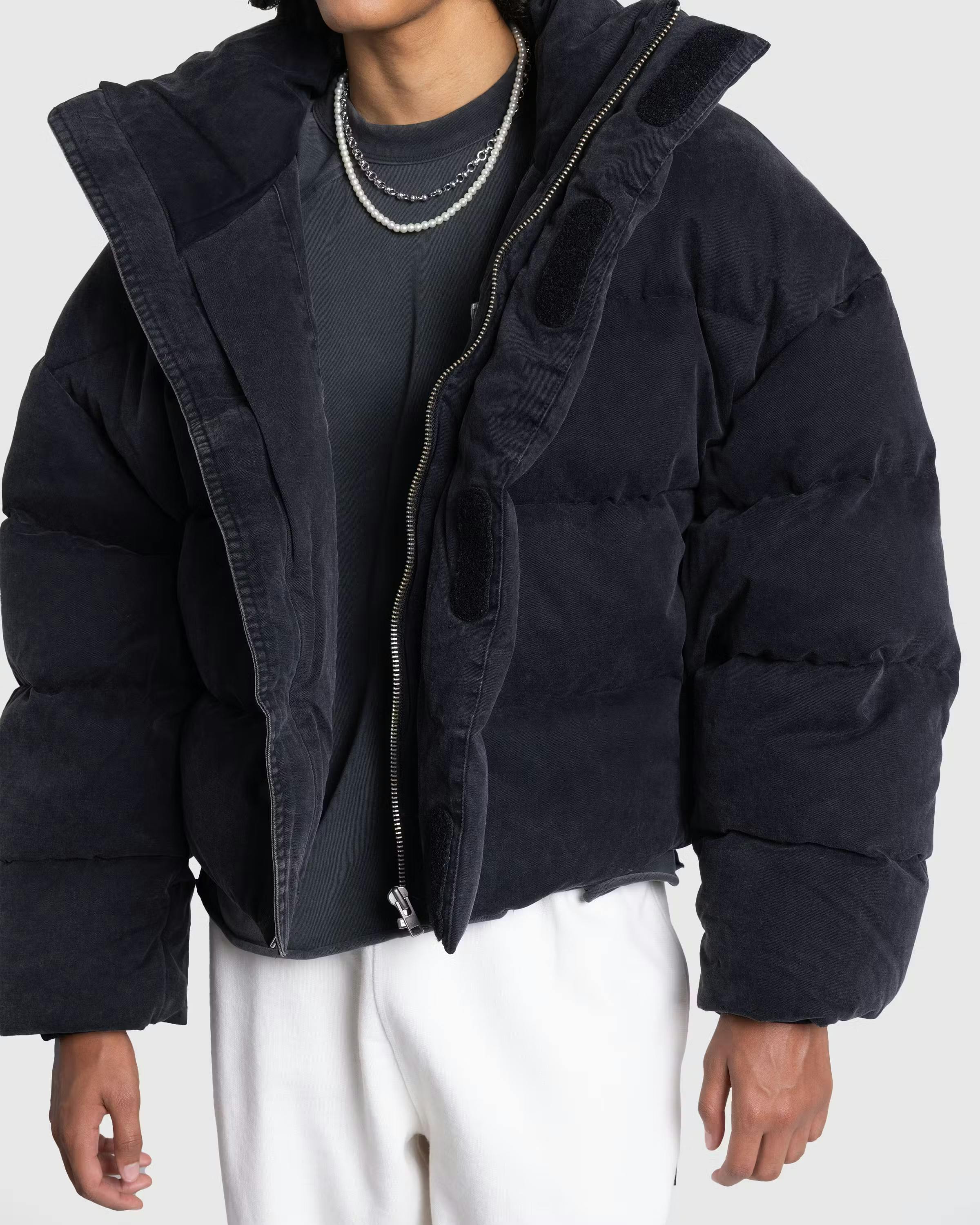 Puffer jacket mens streetwear best sale