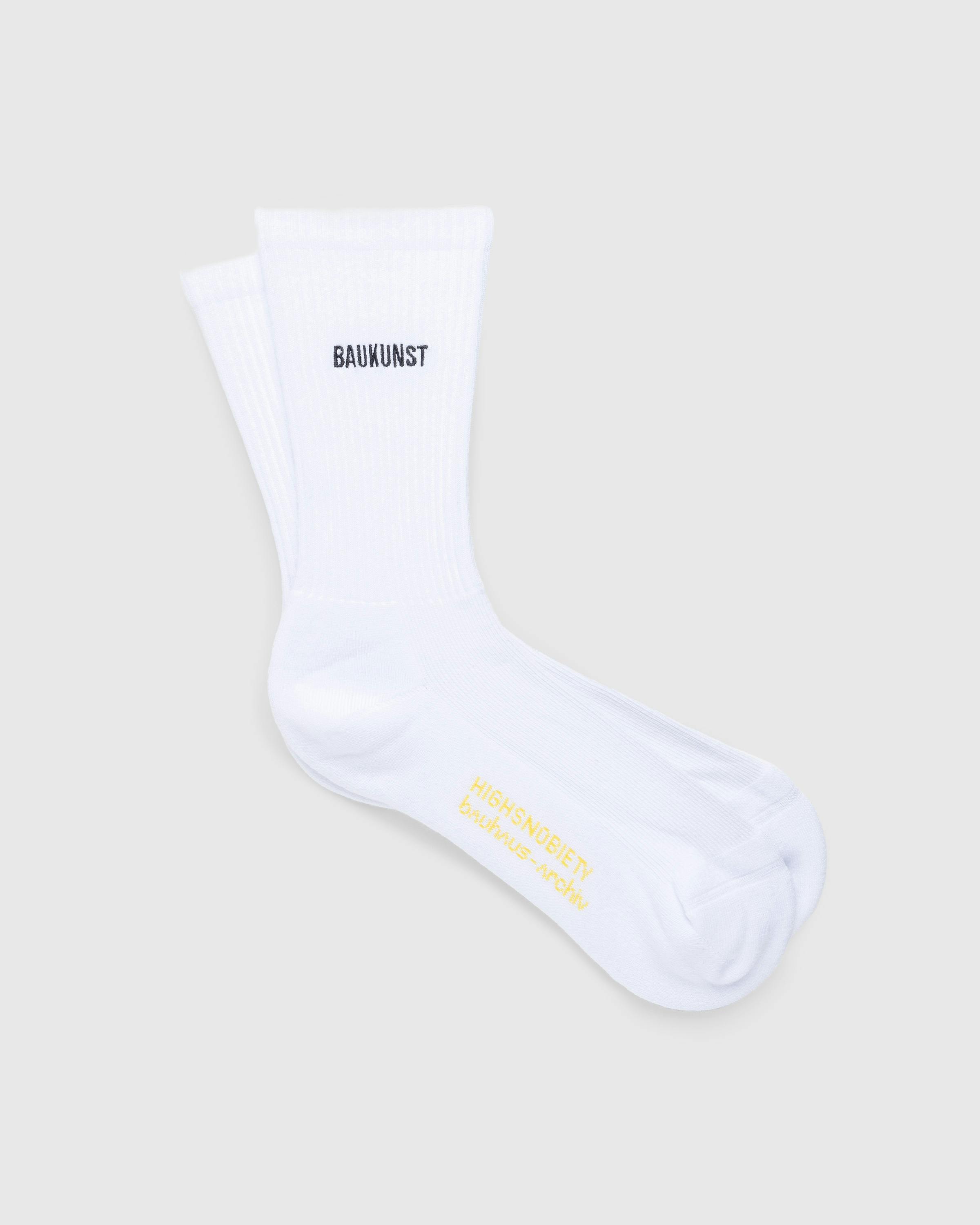 Highsnobiety x Bauhaus-Archiv – Socks Warm White - Ankle - White - Image 1