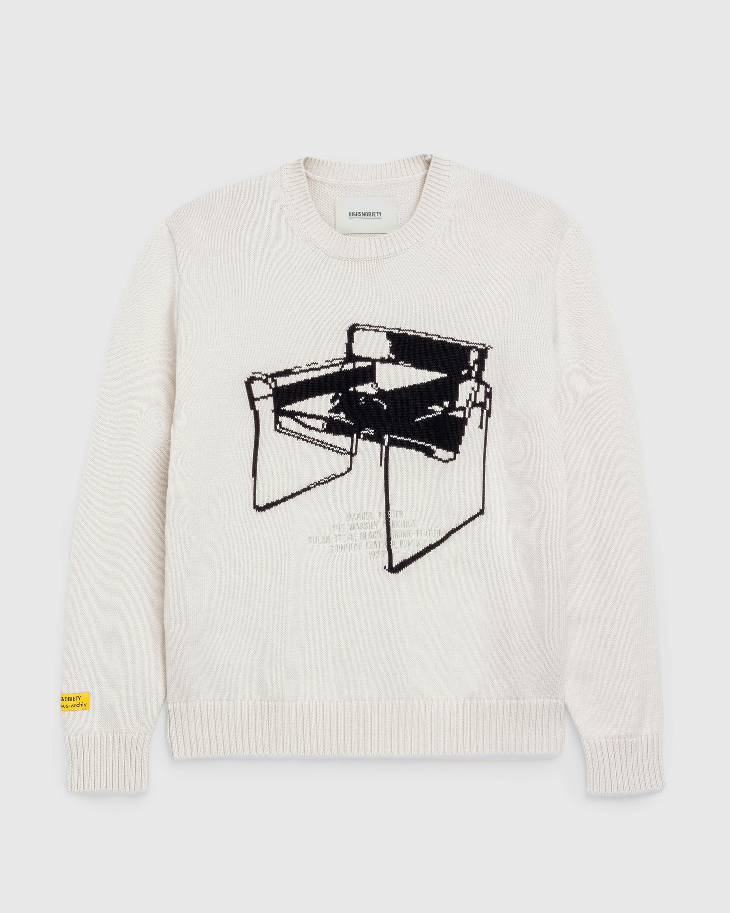 Highsnobiety x Bauhaus Archiv – Wassily Knit Sweater Beige - Sweatshirts - Beige - Image 1