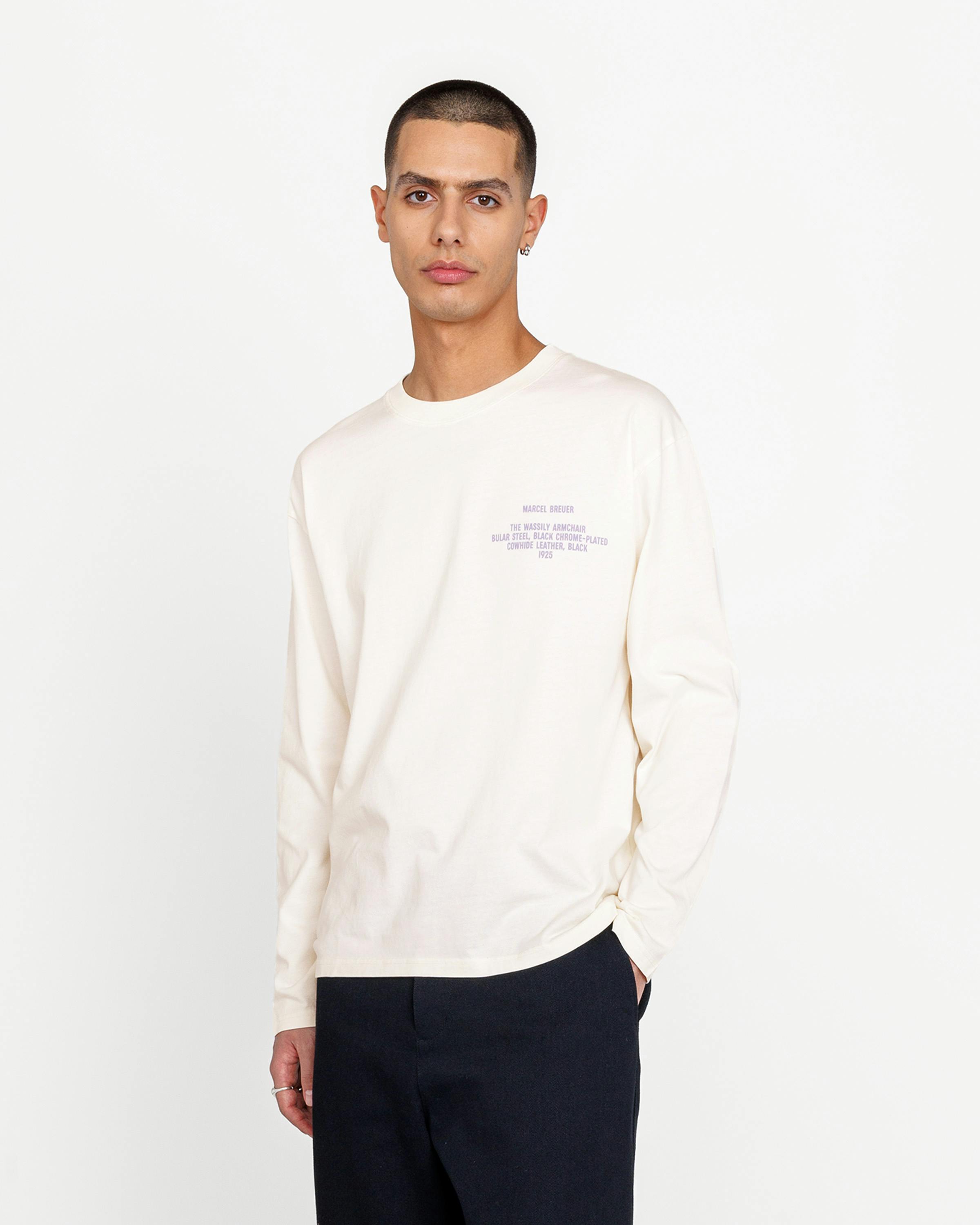 Highsnobiety x Bauhaus Archiv – Wassily Long-Sleeve T-Shirt Warm White  - Longsleeve Shirts - Warm White - Image 2