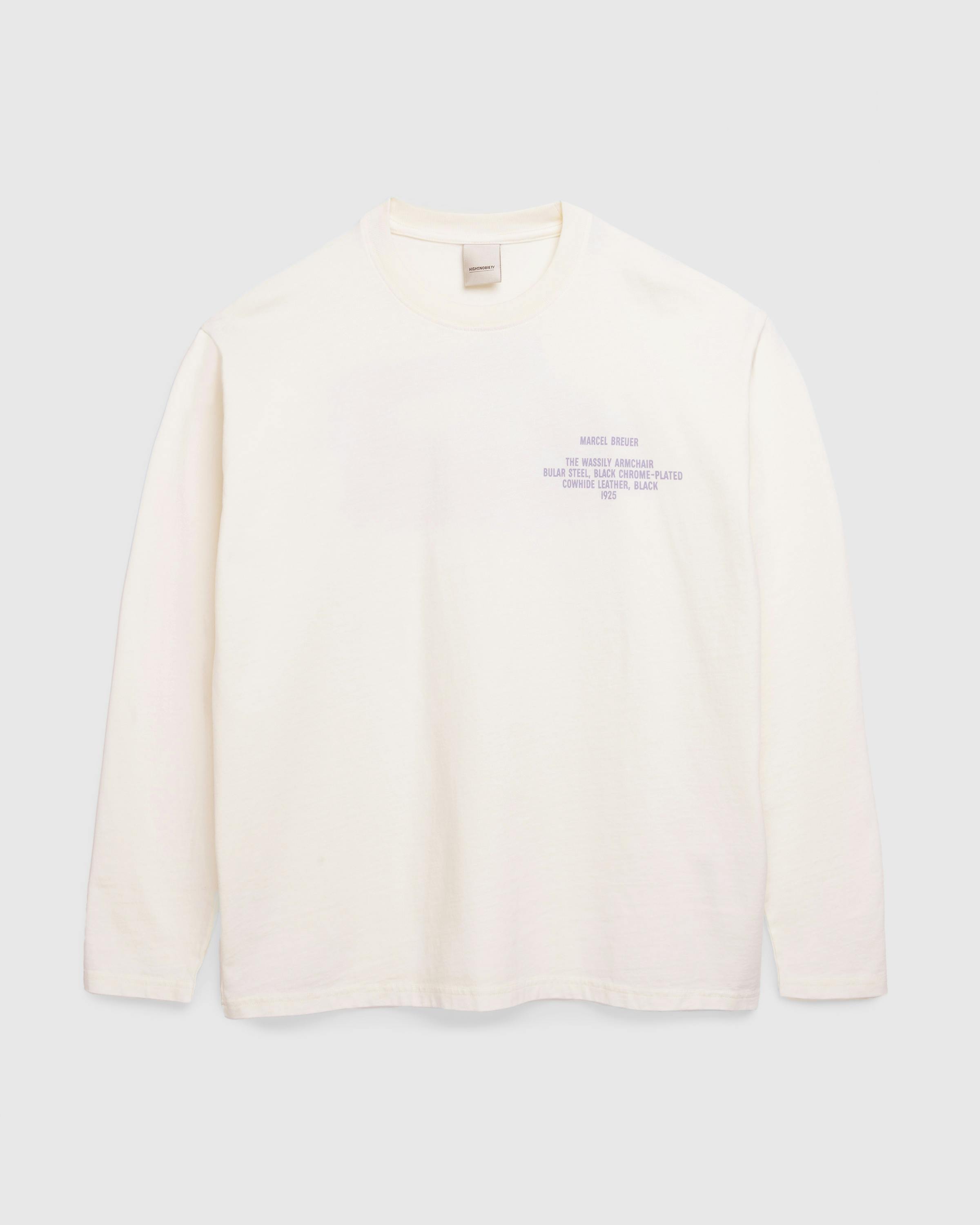 Highsnobiety x Bauhaus Archiv – Wassily Long-Sleeve T-Shirt Warm White  - Longsleeve Shirts - Warm White - Image 3