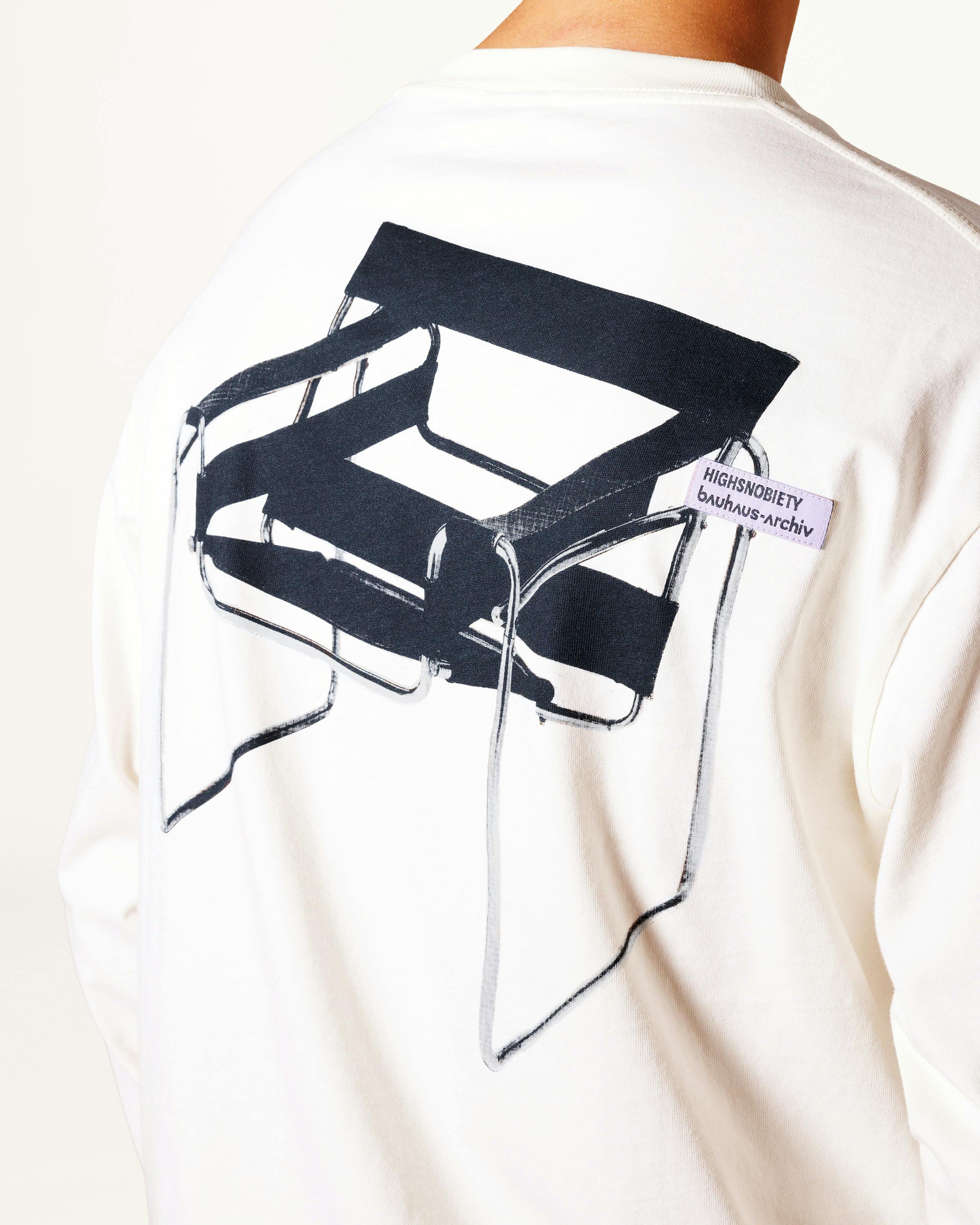 Highsnobiety x Bauhaus Archiv – Wassily Long-Sleeve T-Shirt Warm White  - Longsleeve Shirts - Warm White - Image 8