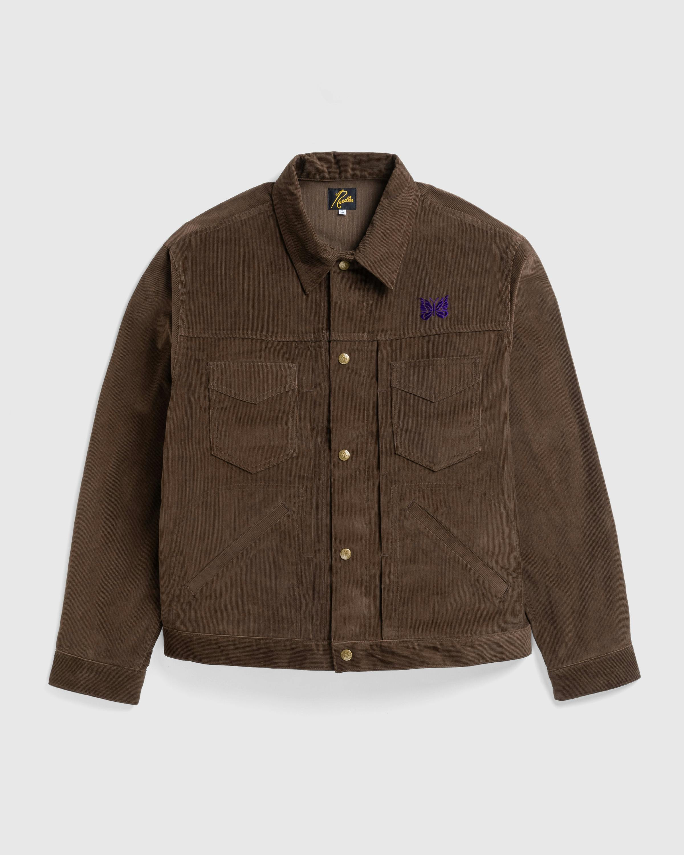 Needles – Penny Jean Jacket 14W Corduroy Brown - Denim Jackets - Brown - Image 1