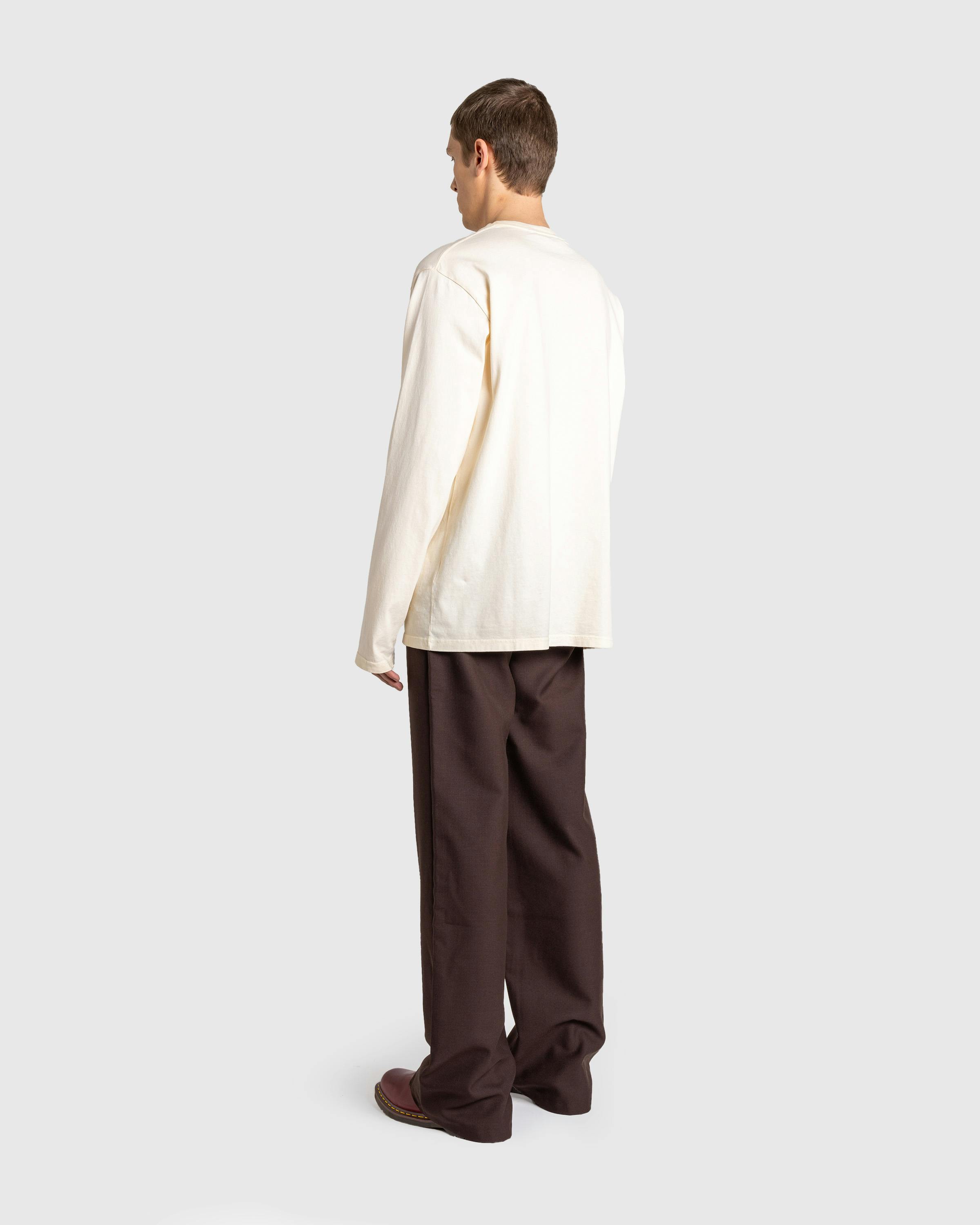 Séfr – Jiro Trouser Sludge Wool - Trousers - Brown - Image 6