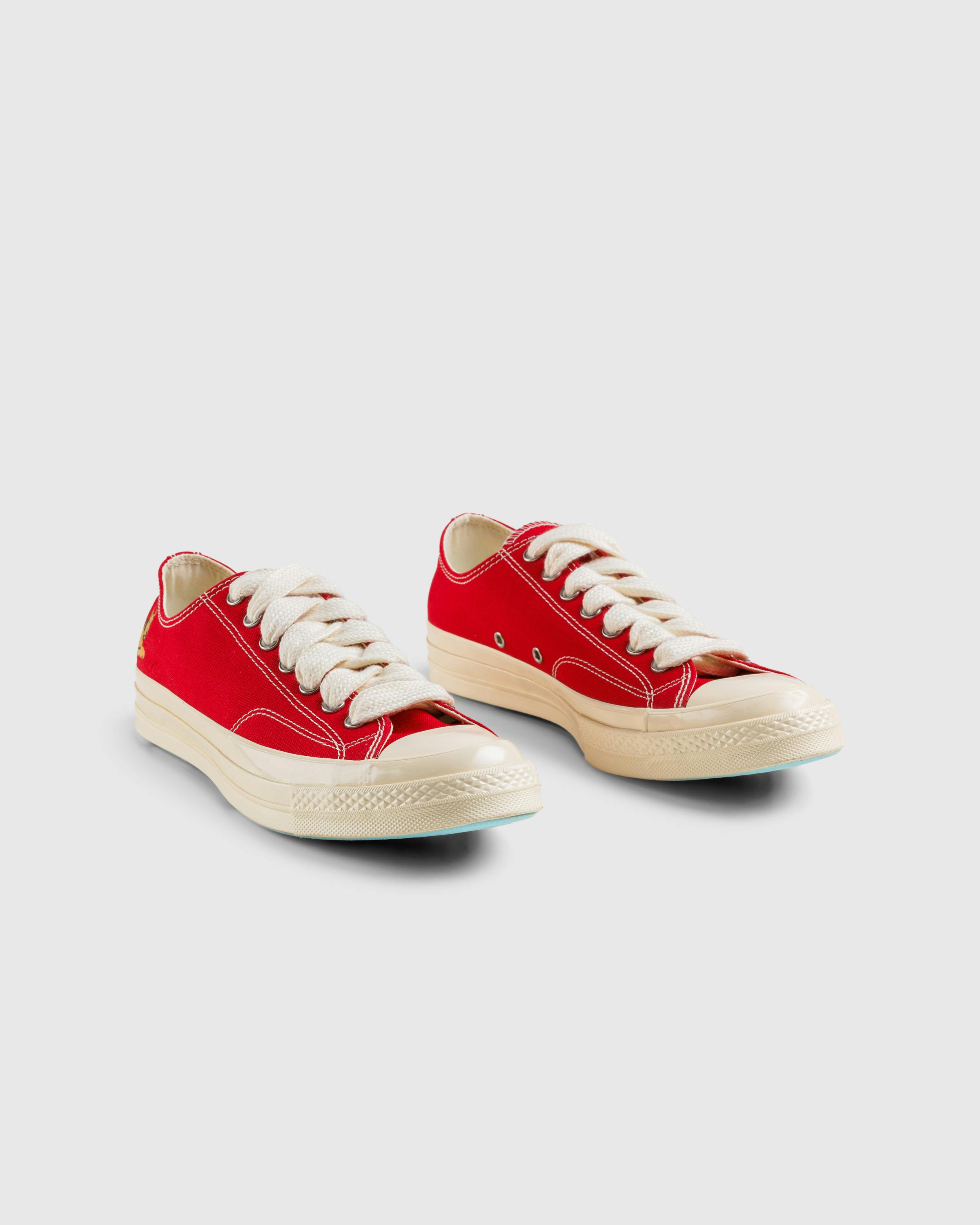 Converse x Golf Le Fleur – Chuck 70 Salsa/Antique White/Black - High Top Sneakers - Red - Image 3