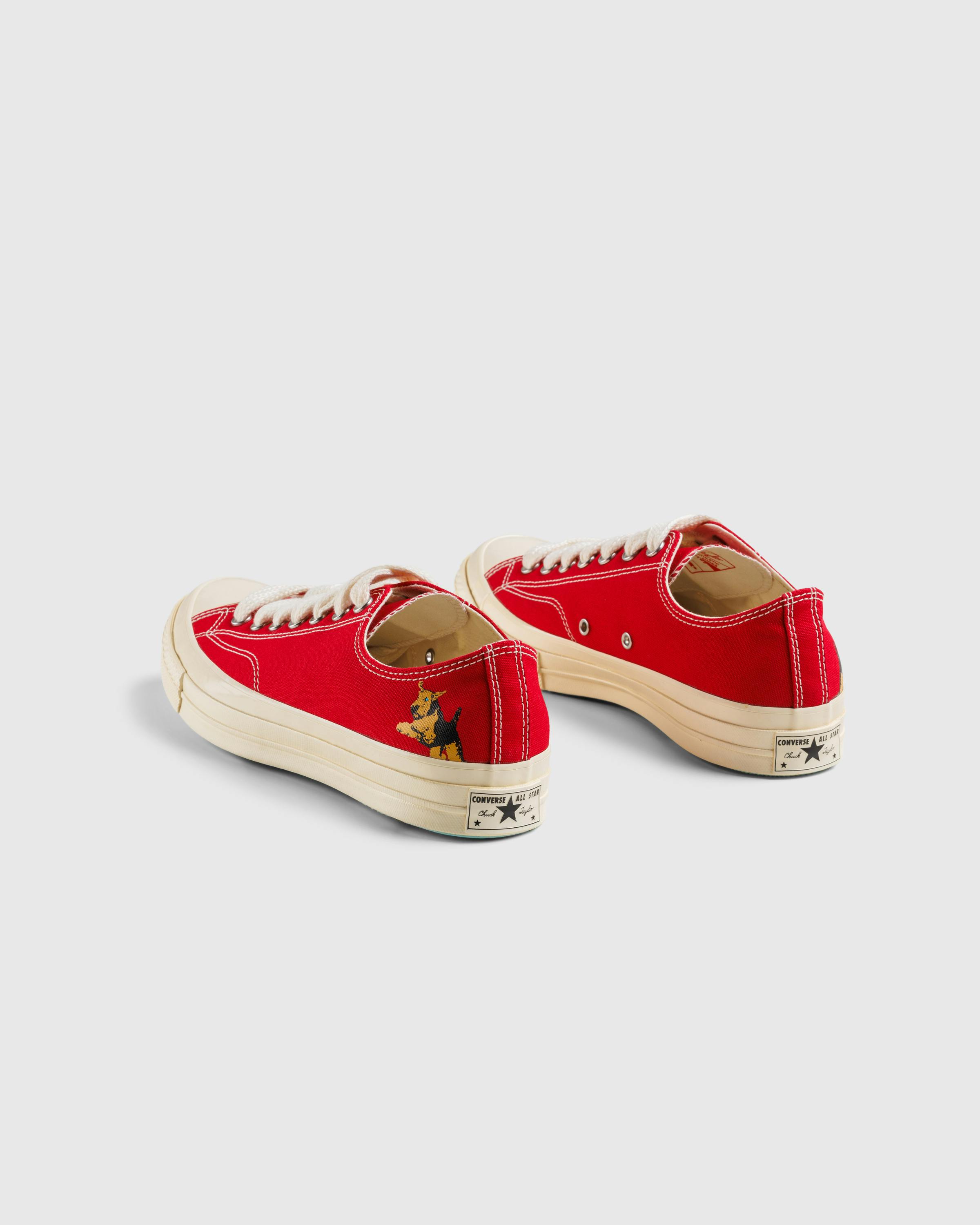 Converse x Golf Le Fleur – Chuck 70 Salsa/Antique White/Black - High Top Sneakers - Red - Image 6