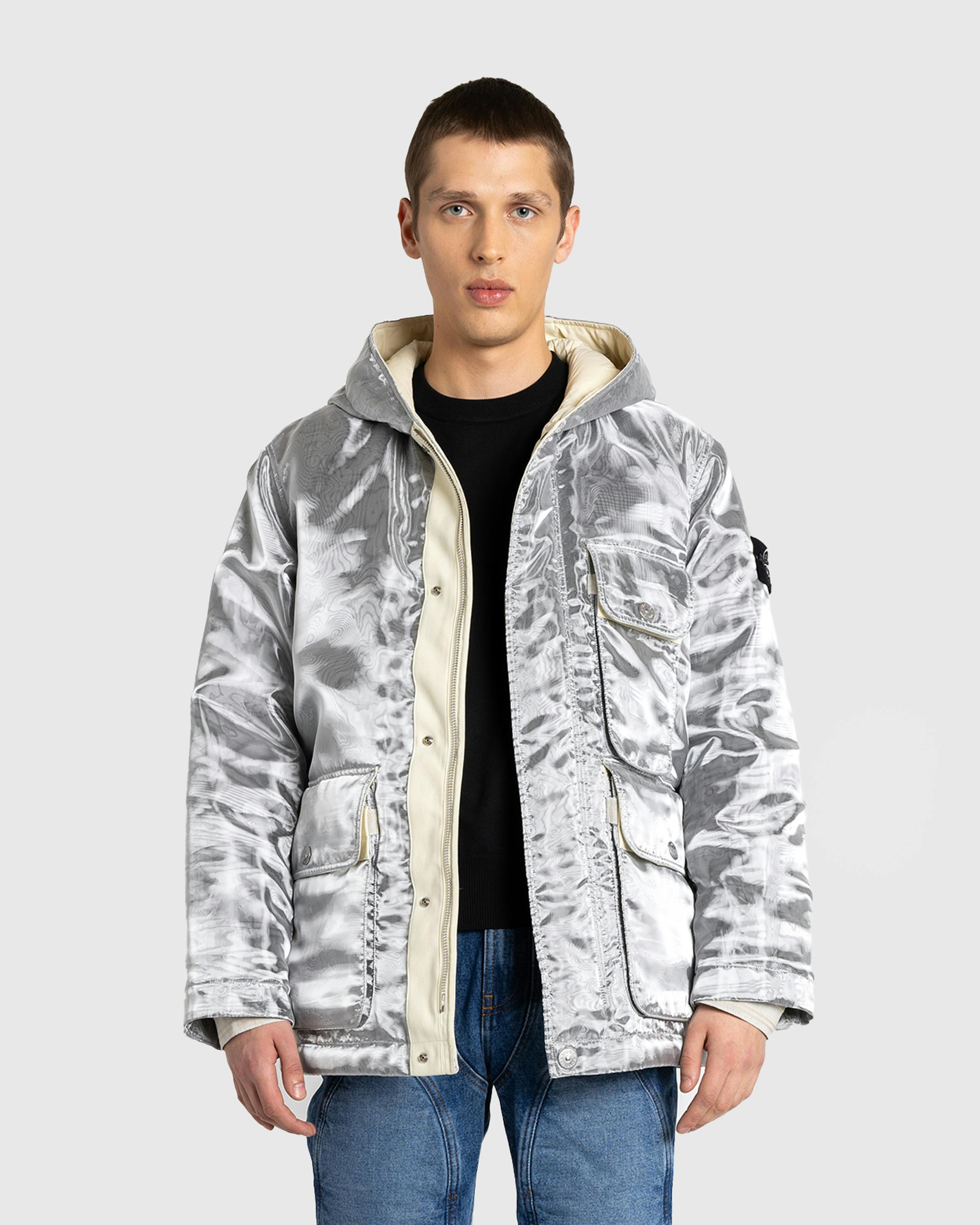 Stone Island – Real Down Jacket - Down Jackets - Grey - Image 2