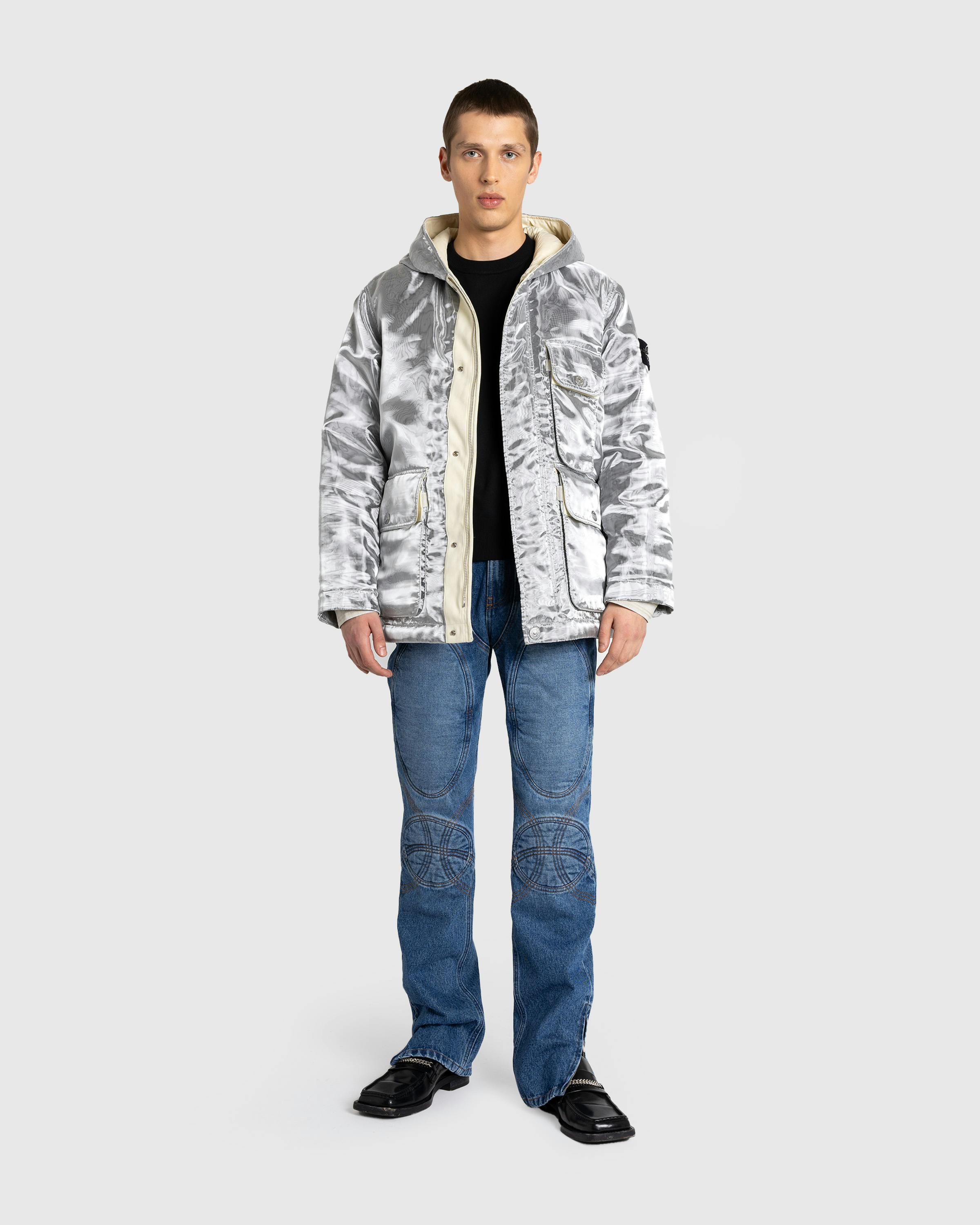 Stone Island – Real Down Jacket - Down Jackets - Grey - Image 3