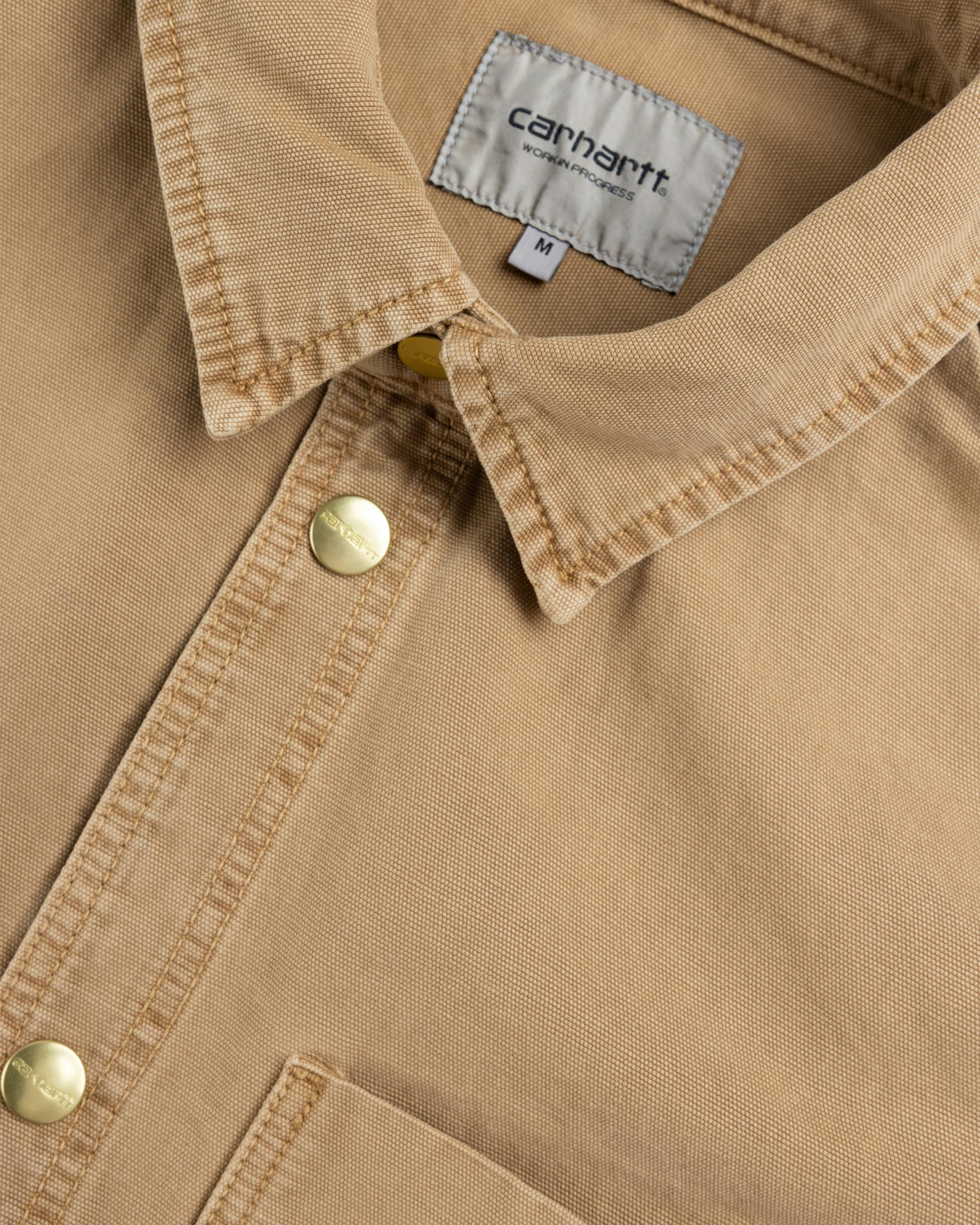 Carhartt WIP – Conro Shirt Jacket Peanut/Stone Dyed - Longsleeve Shirts - Beige - Image 4