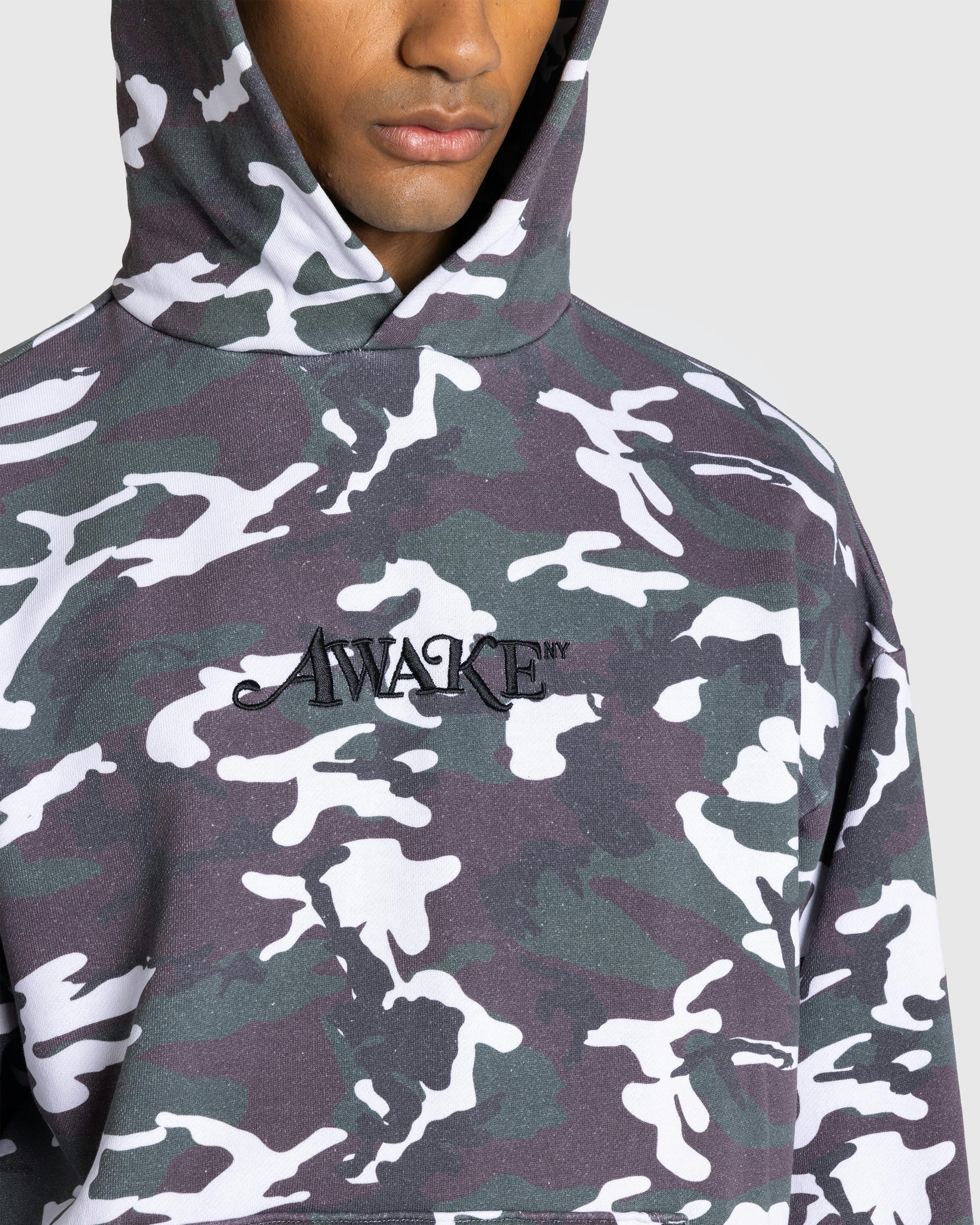 Awake NY – Camo Hoodie Green - Hoodies - Green - Image 7