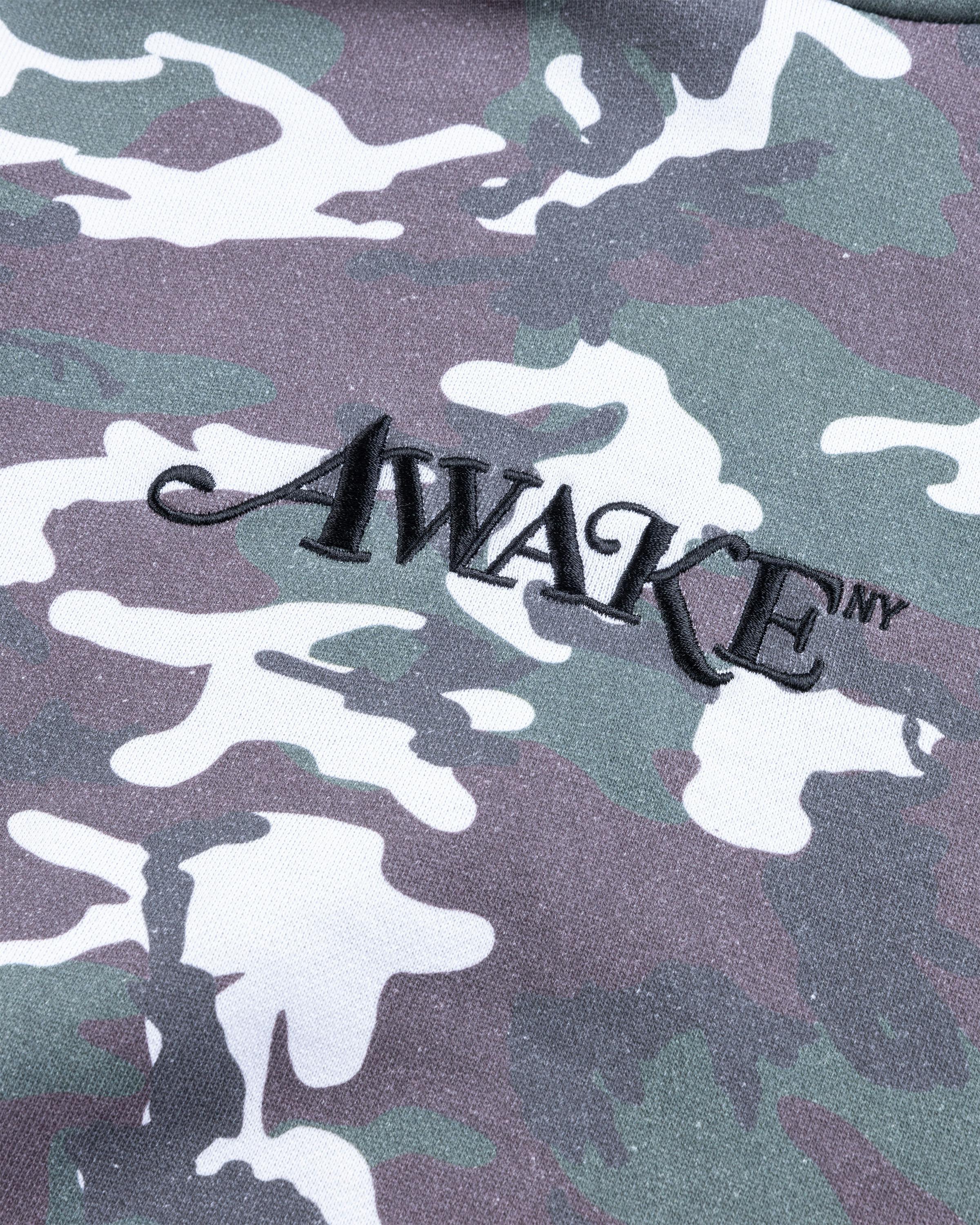 Awake NY – Camo Hoodie Green - Hoodies - Green - Image 4