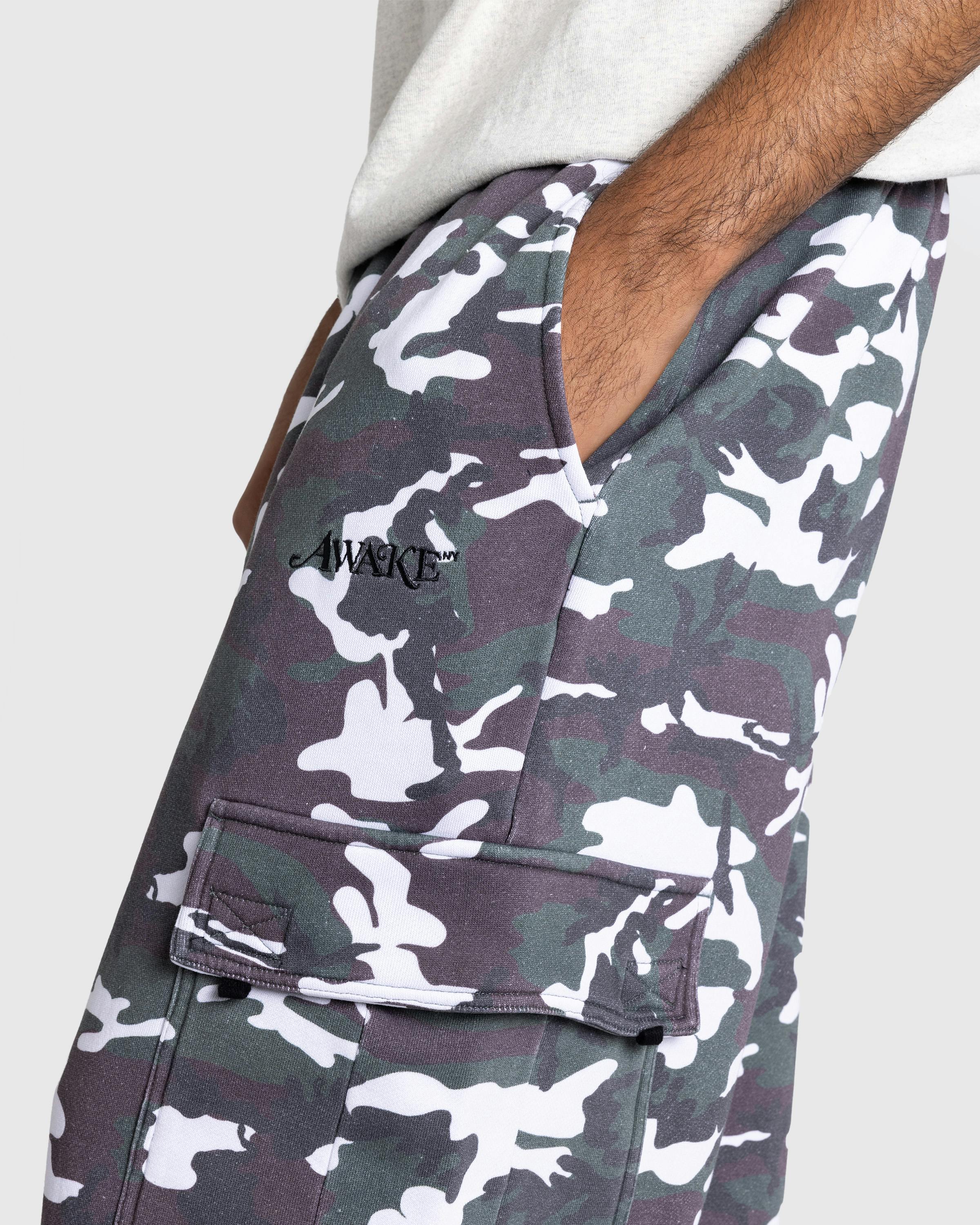 Awake NY – Cargo Sweatpant Green Camo - Sweatpants - Green - Image 7