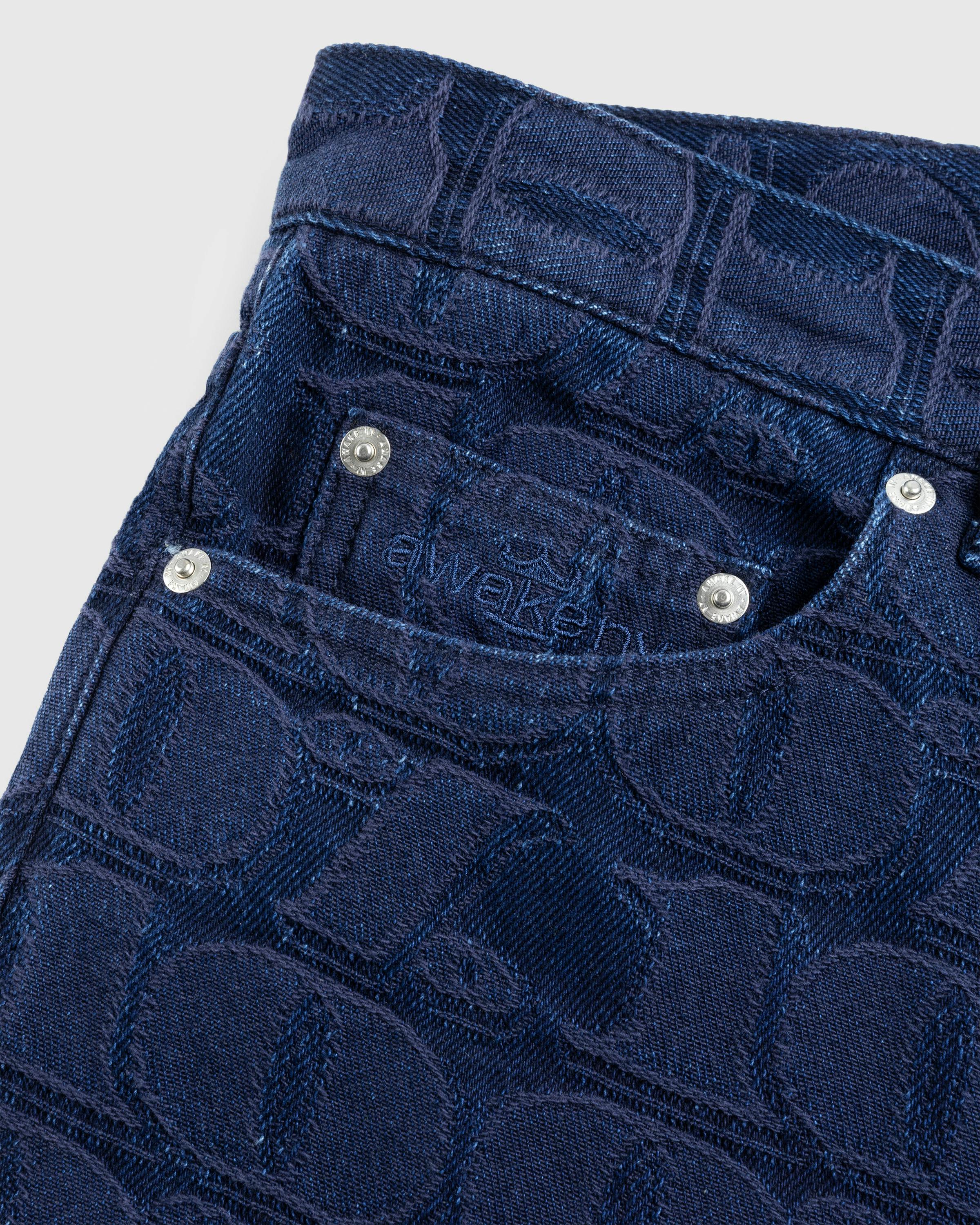 Awake NY – Jacquard Jeans Navy - Denim - Blue - Image 4