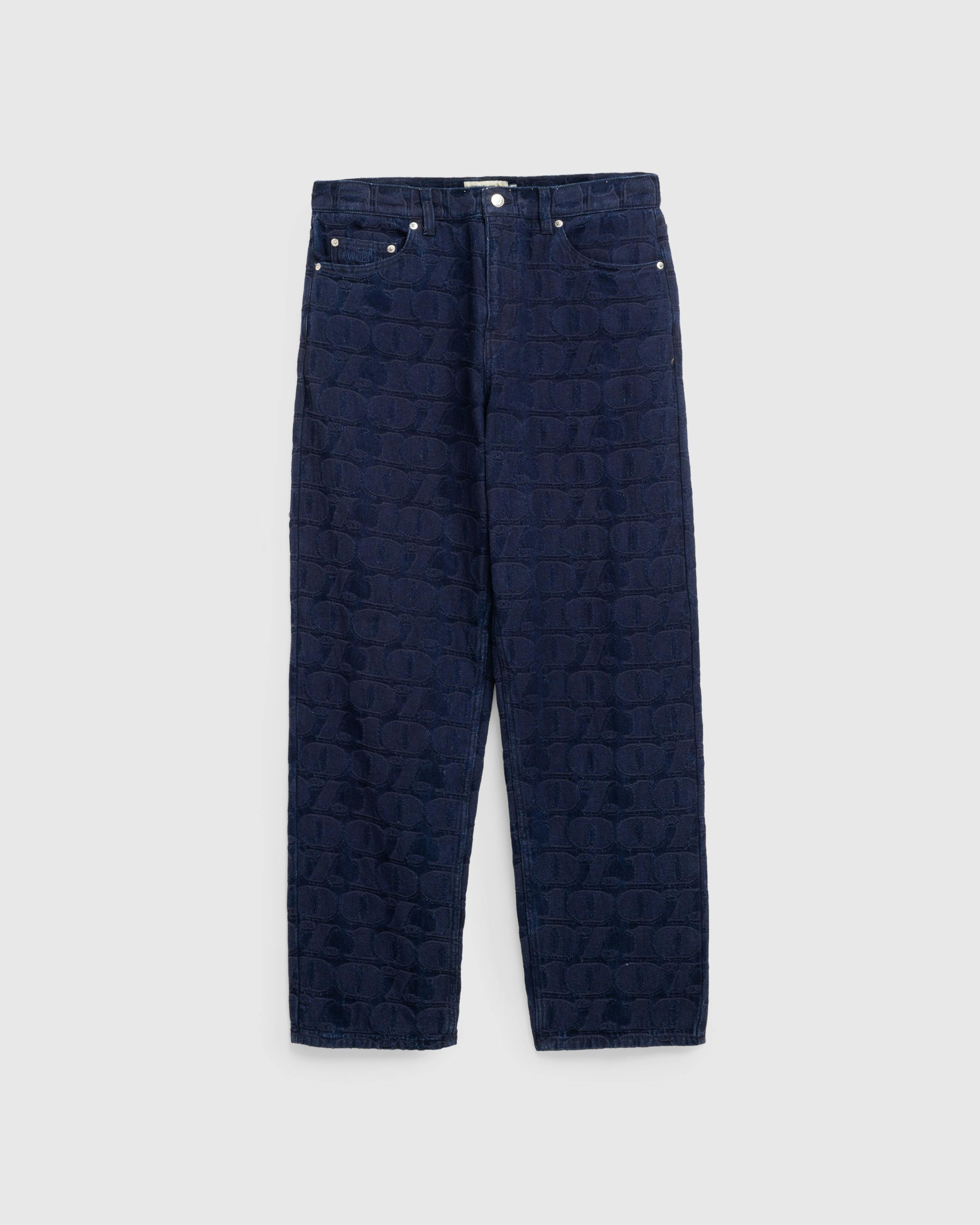 Awake NY – Jacquard Jeans Navy - Denim - Blue - Image 1