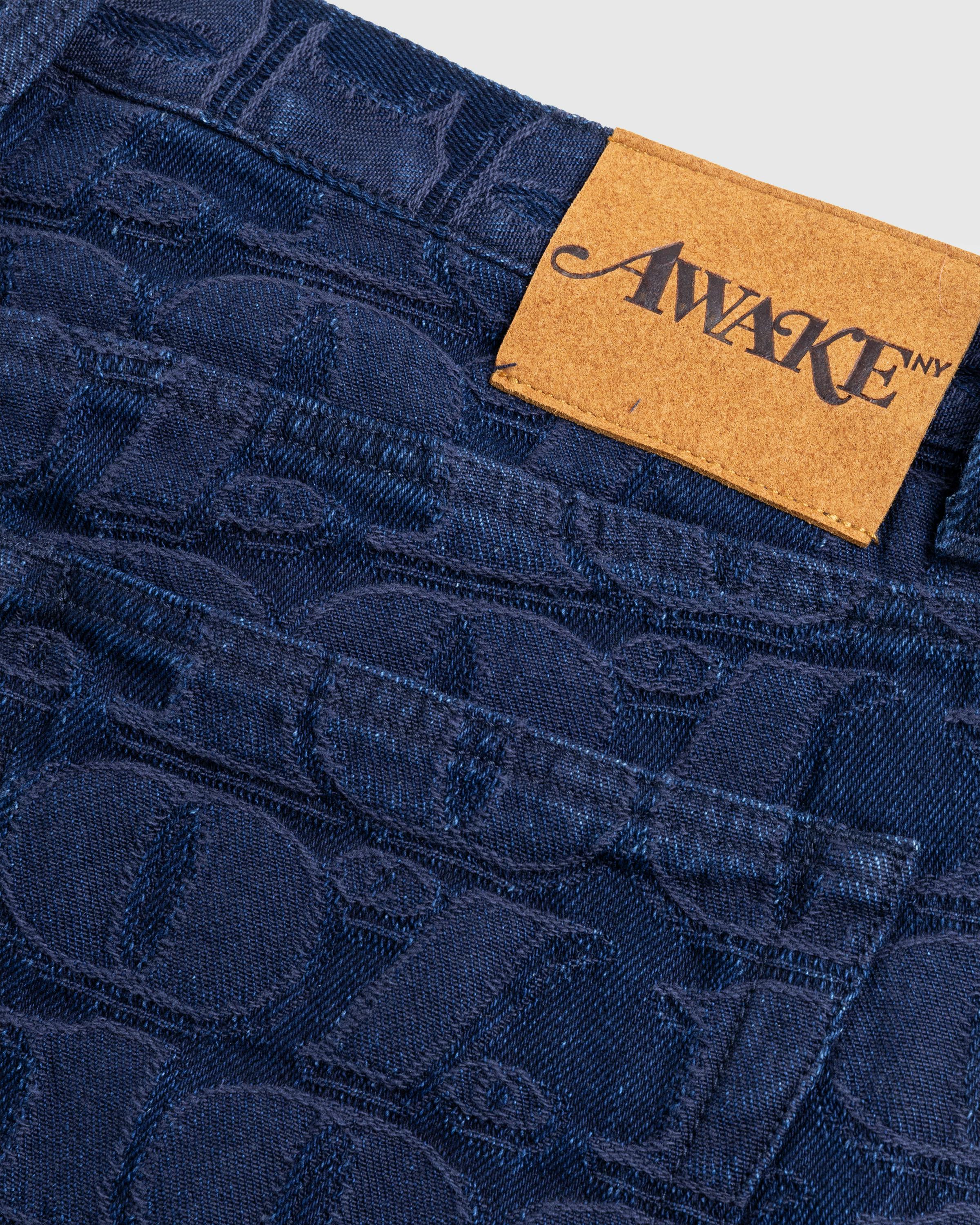 Awake NY – Jacquard Jeans Navy - Denim - Blue - Image 5