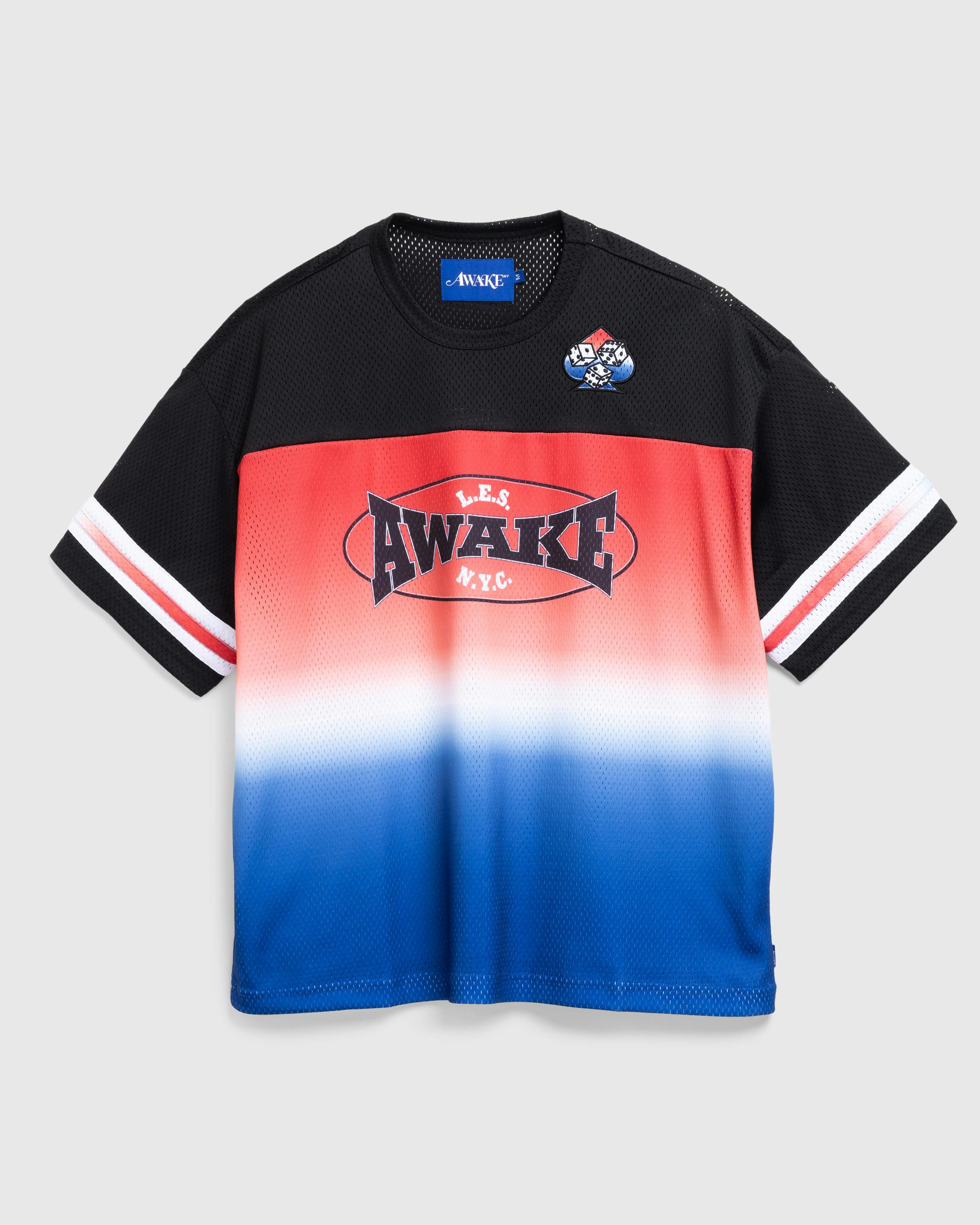 Awake NY – LES Football Jersey Black/Multi - T-Shirts - Multi - Image 1