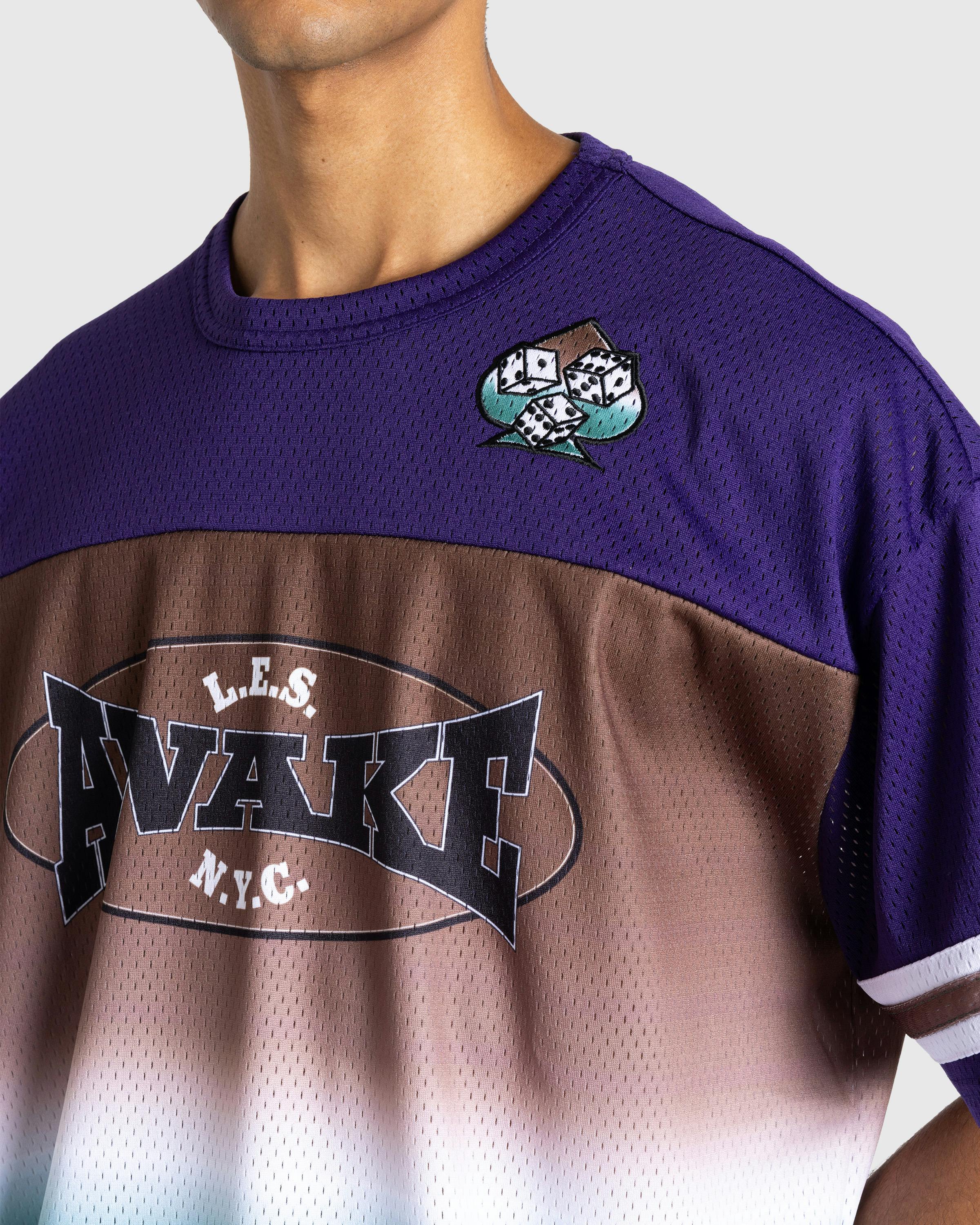 Awake NY – LES Football Jersey Brown/Multi - T-Shirts - Multi - Image 7