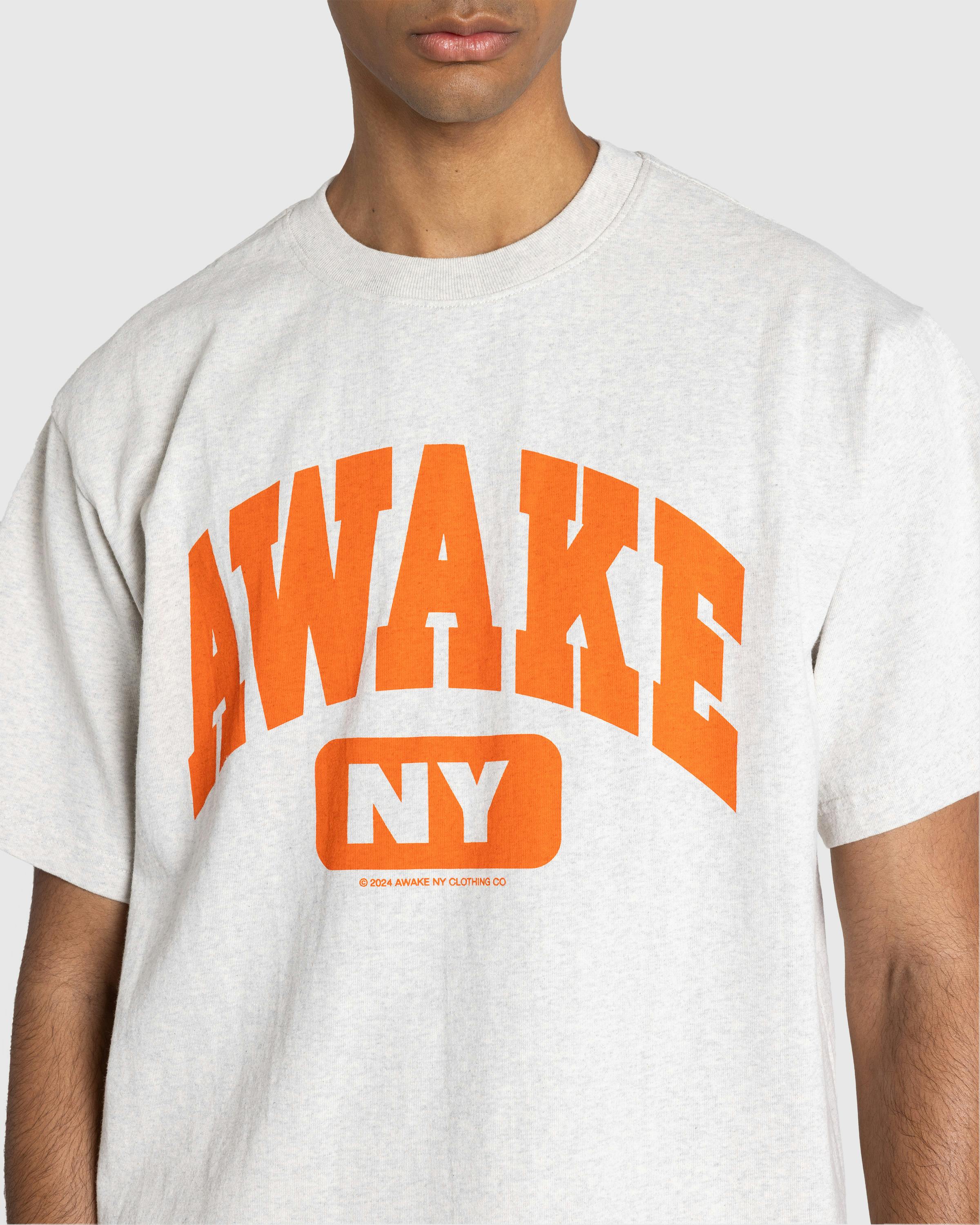 Awake NY – Varsity Tee Charcoal Heather - T-Shirts - Grey - Image 7