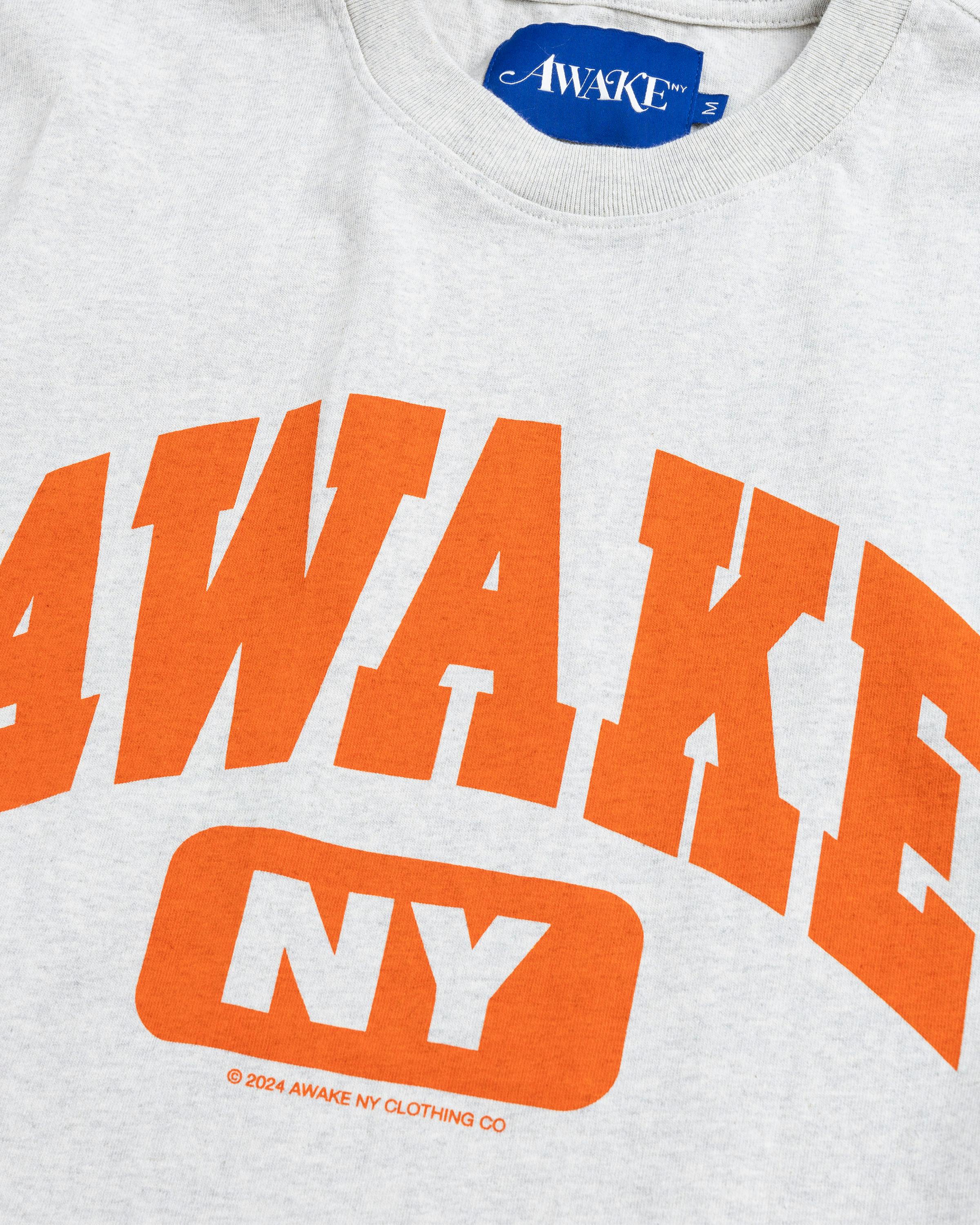 Awake NY – Varsity Tee Charcoal Heather - T-Shirts - Grey - Image 5