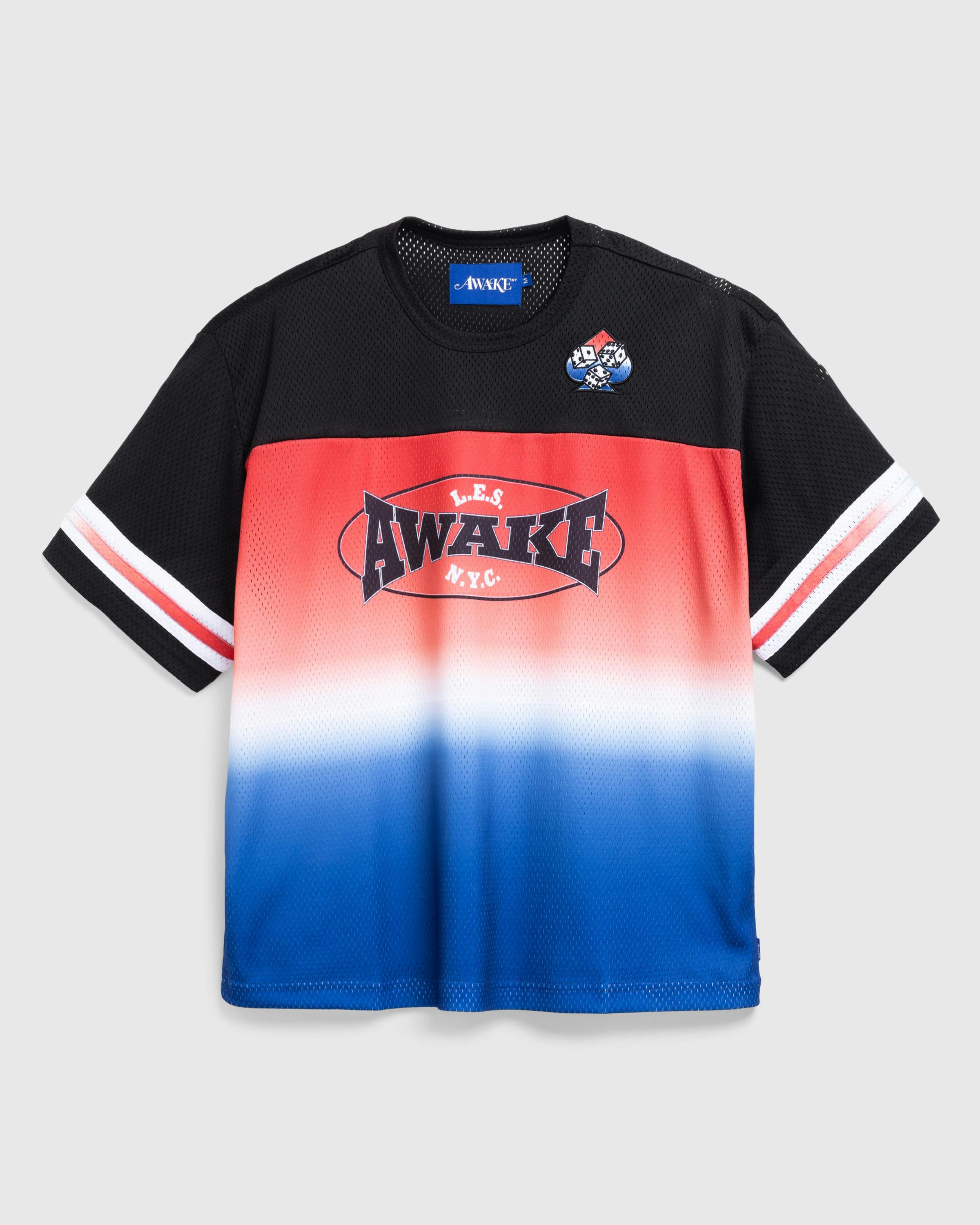 Awake NY – LES Football Jersey Black/Multi - T-Shirts - Multi - Image 1