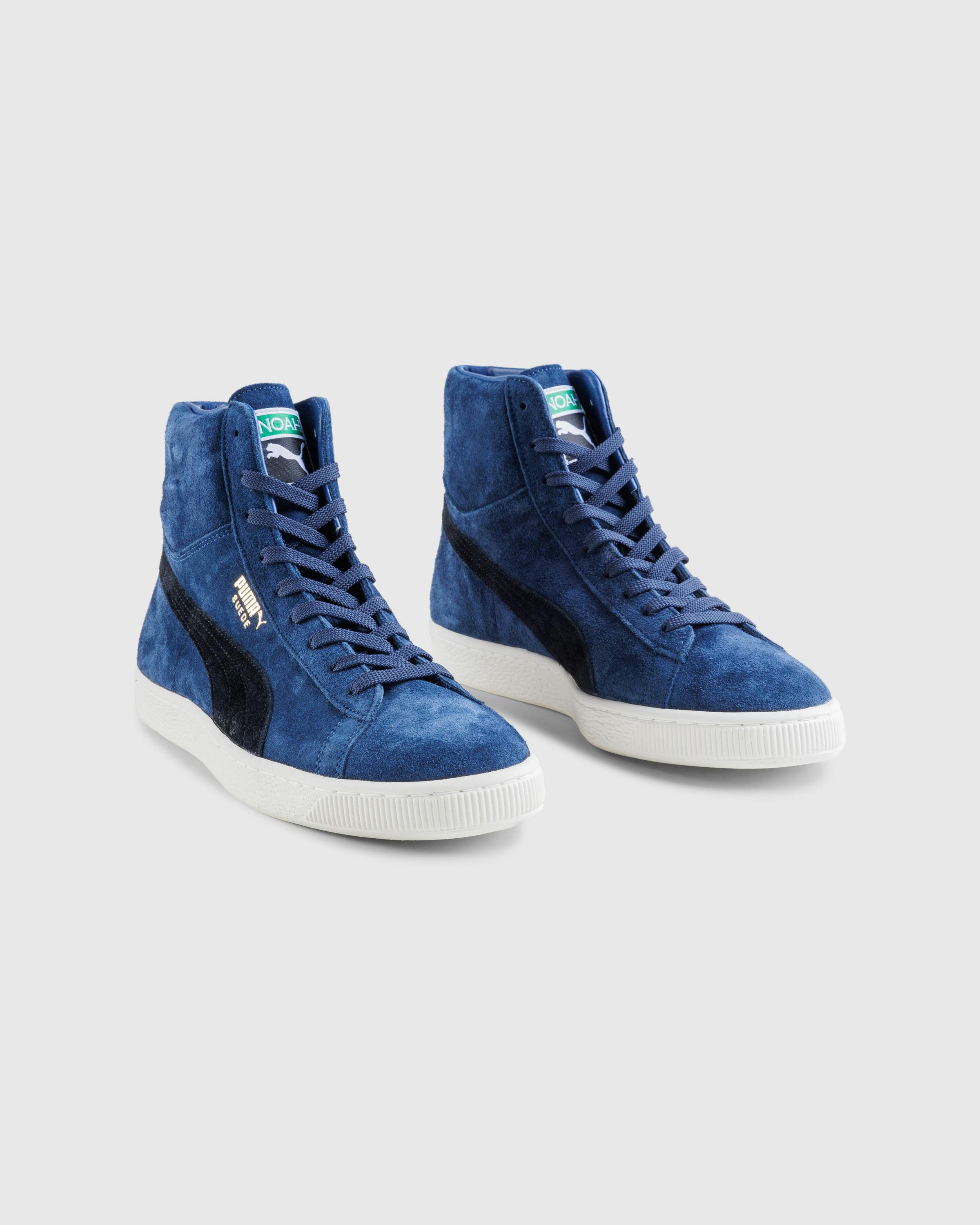 Puma x Noah – Suede Classic Mid MIJ Elektro Blue/New Navy - Low Top Sneakers - Blue - Image 4