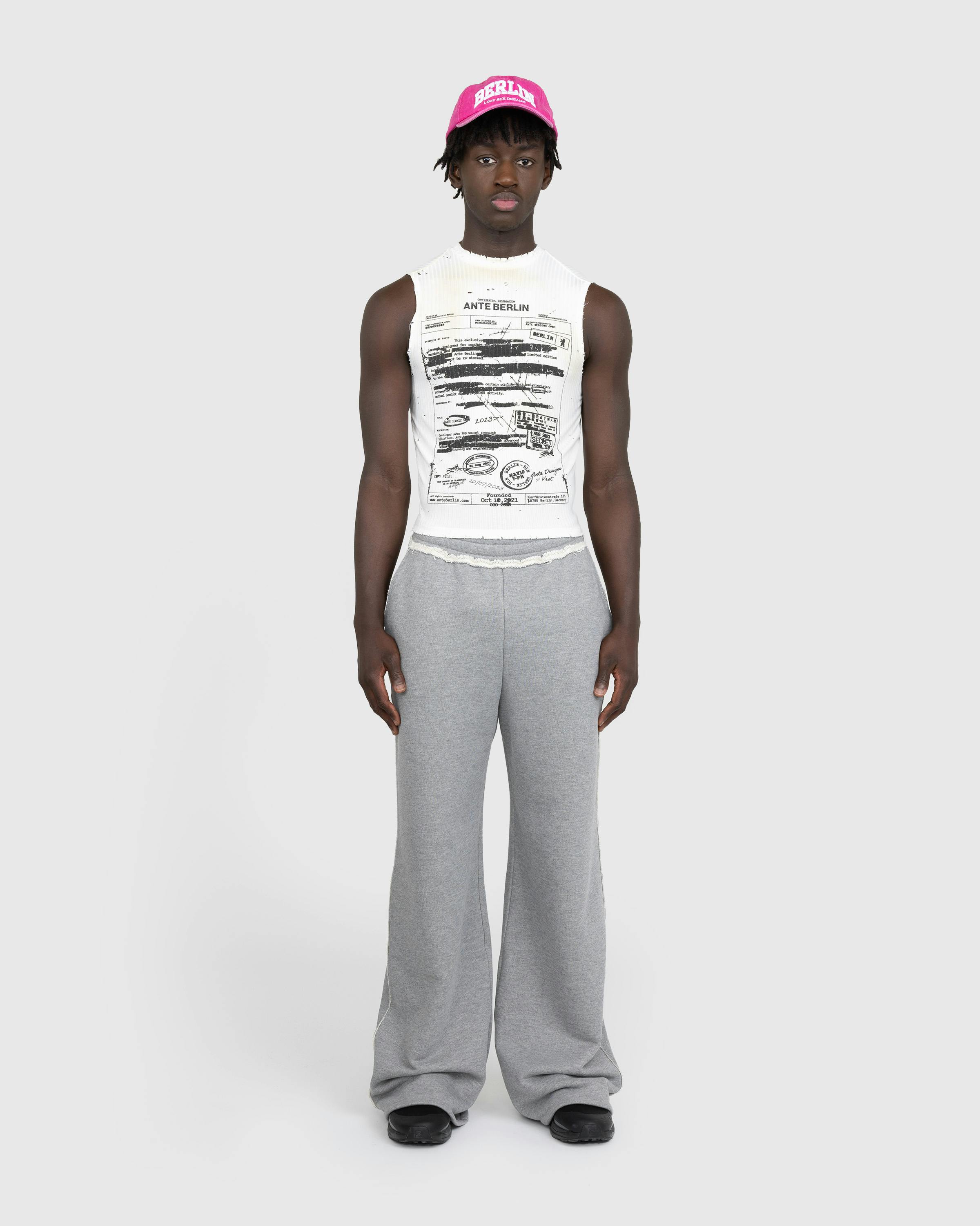 Ante – Property Joggers Grey-Melange - Sweatpants - Grey - Image 3