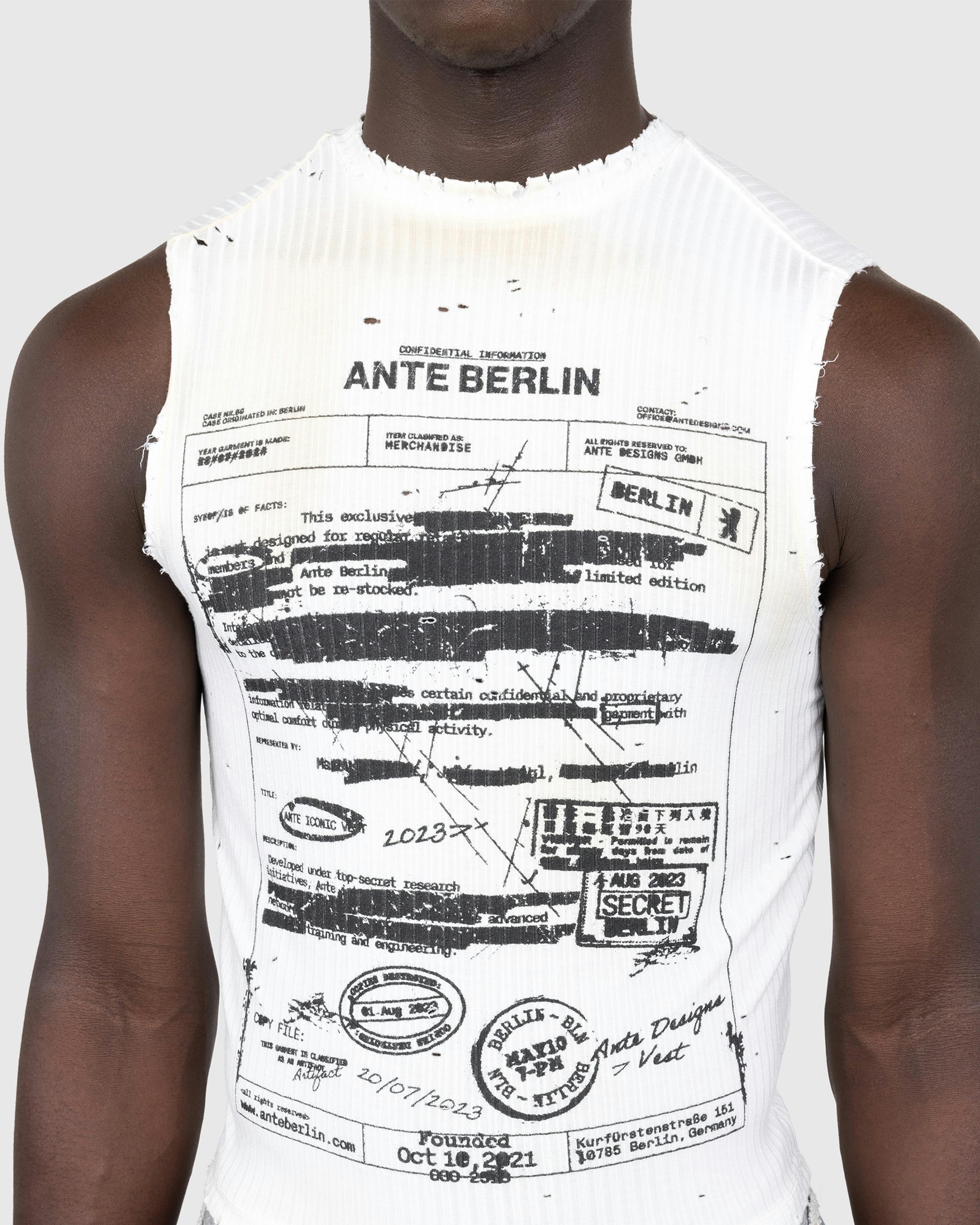 Ante – Iconic Vest Off-White - Vests - White - Image 7