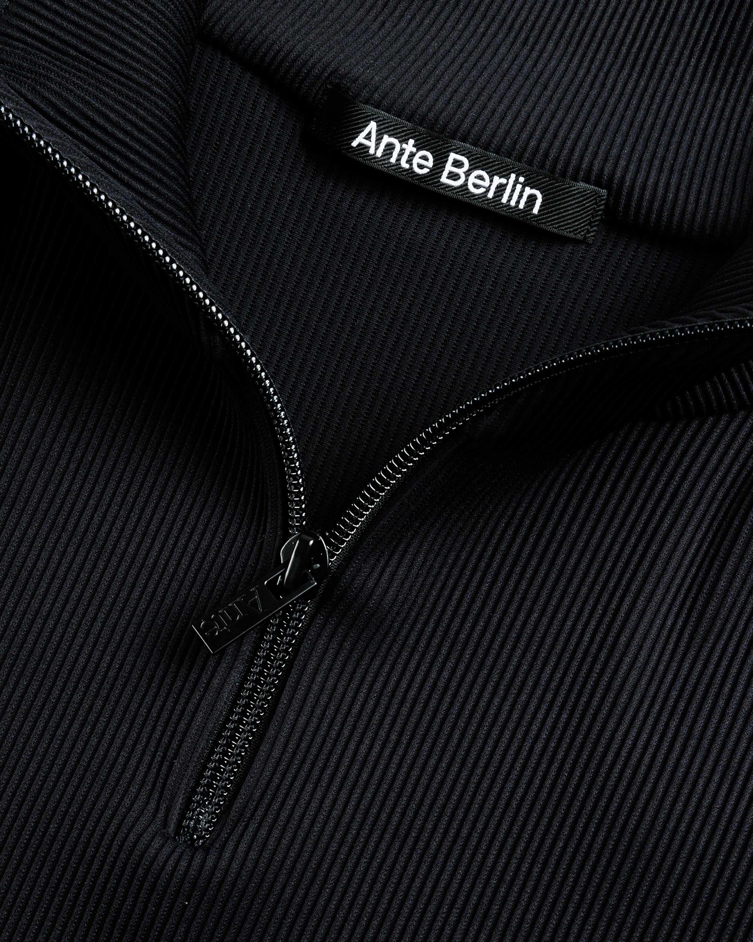 Ante – Half-Zip Longsleeve Black - Zip-Ups - Black - Image 4