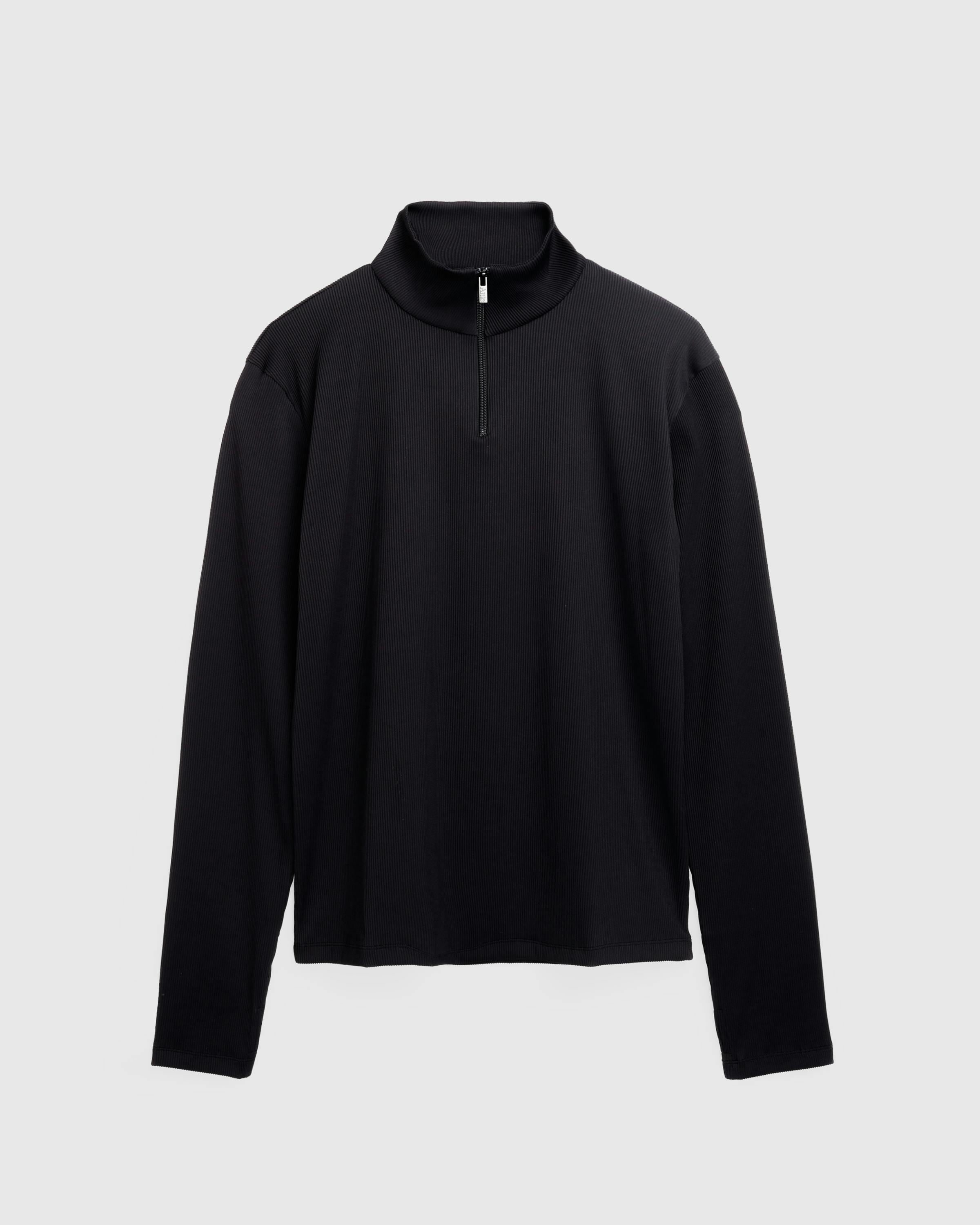 Ante – Half-Zip Longsleeve Black - Zip-Ups - Black - Image 1