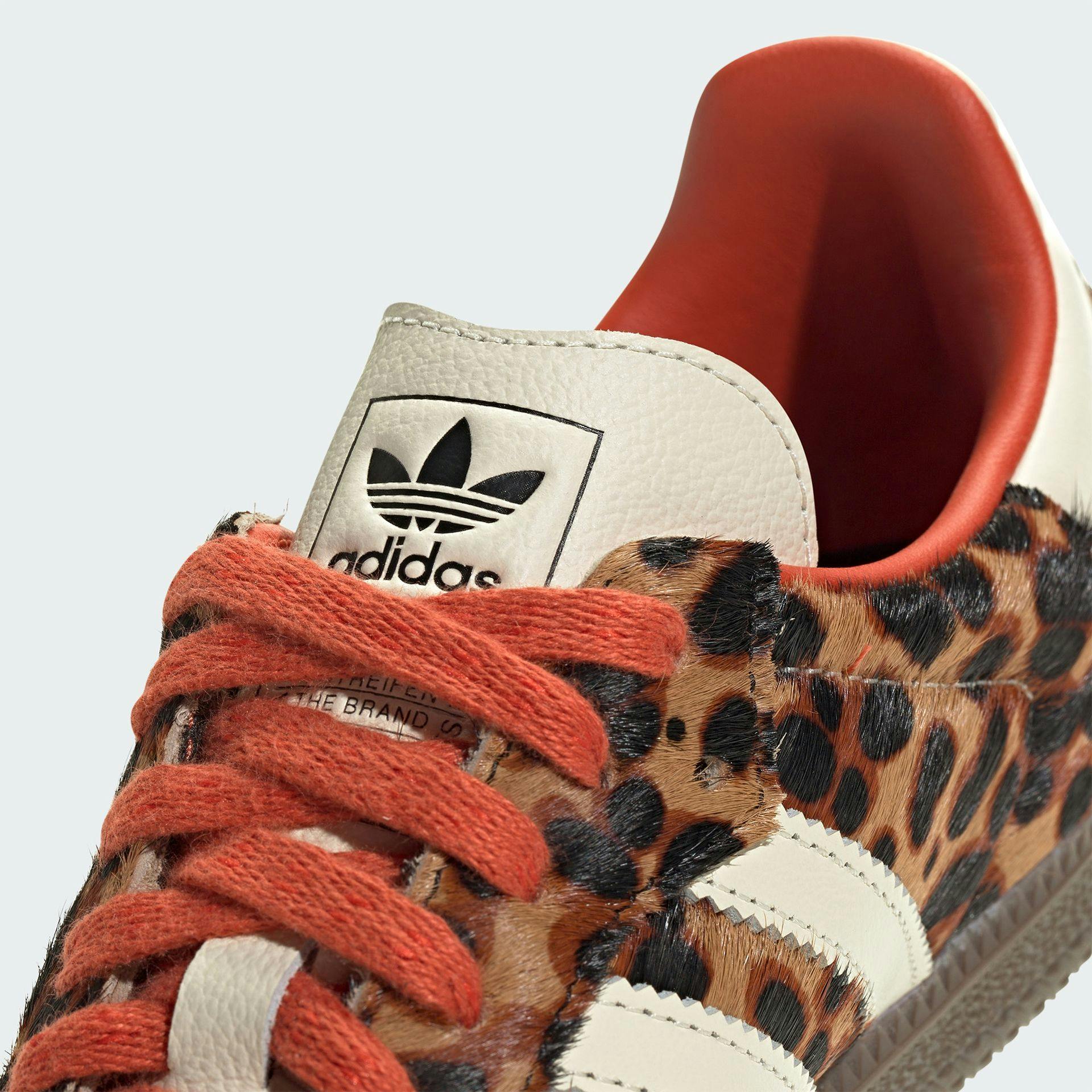 leopard print adidas Samba sneaker