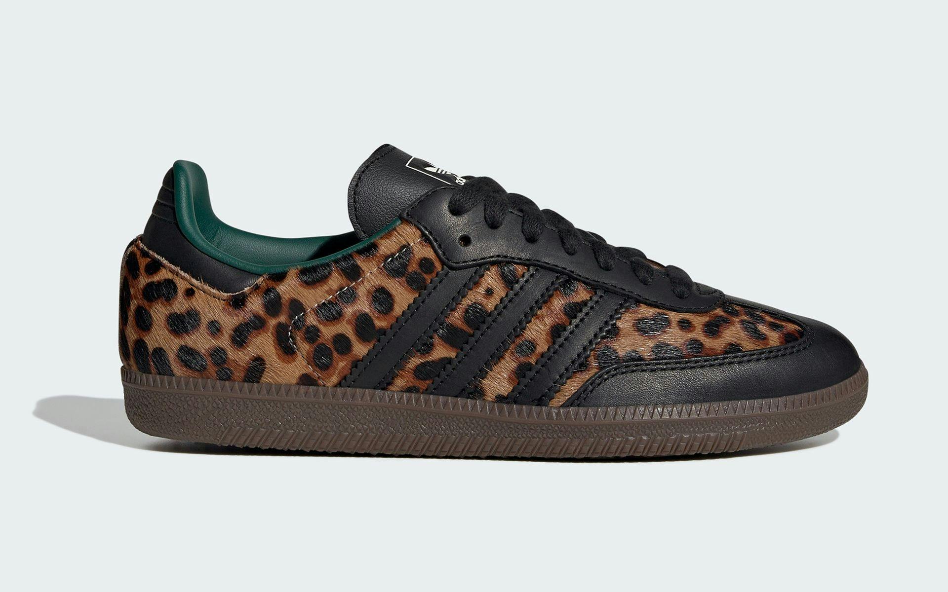 leopard print adidas Samba sneaker