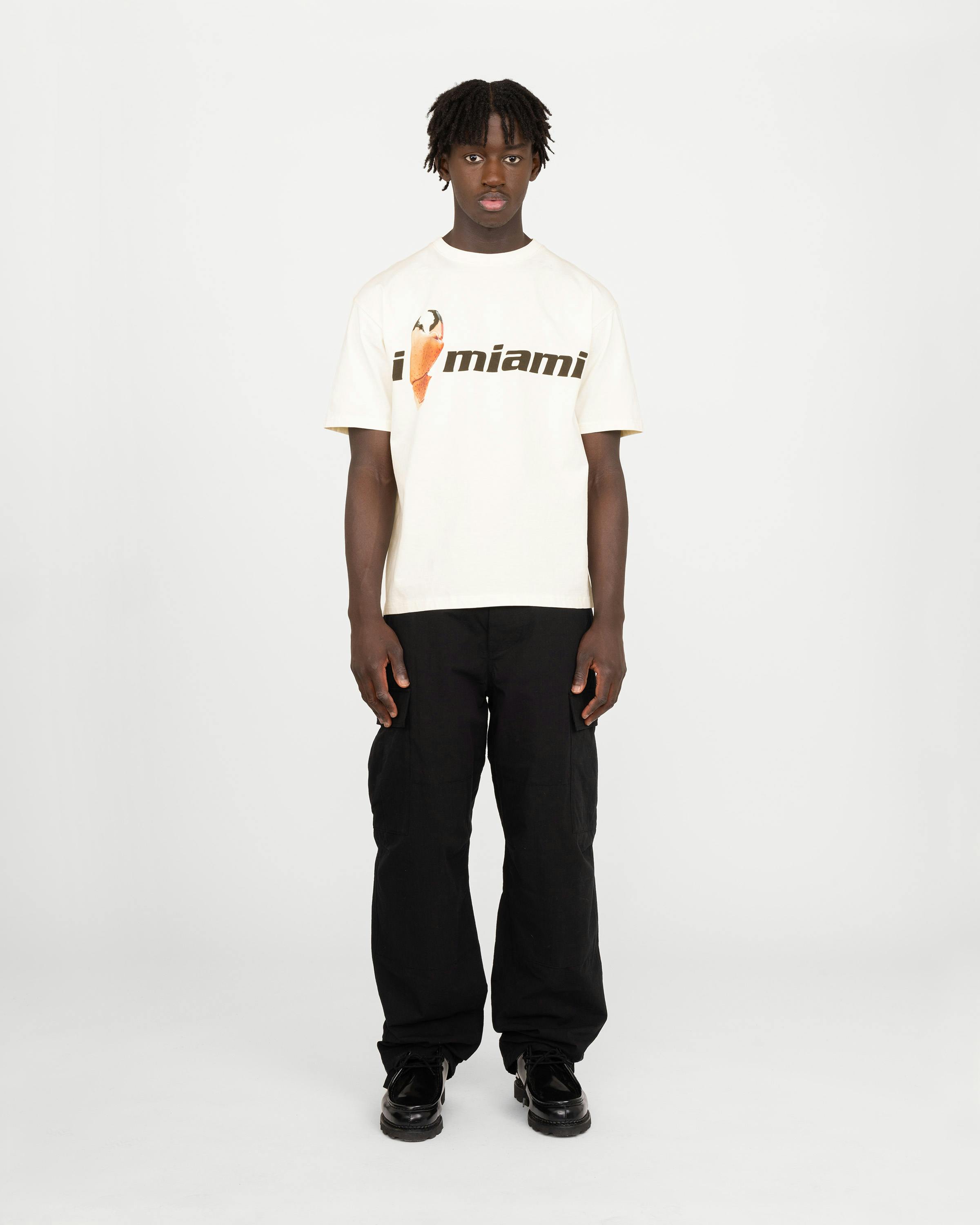 Highsnobiety – I Love Miami T-Shirt - T-Shirts - Beige - Image 2