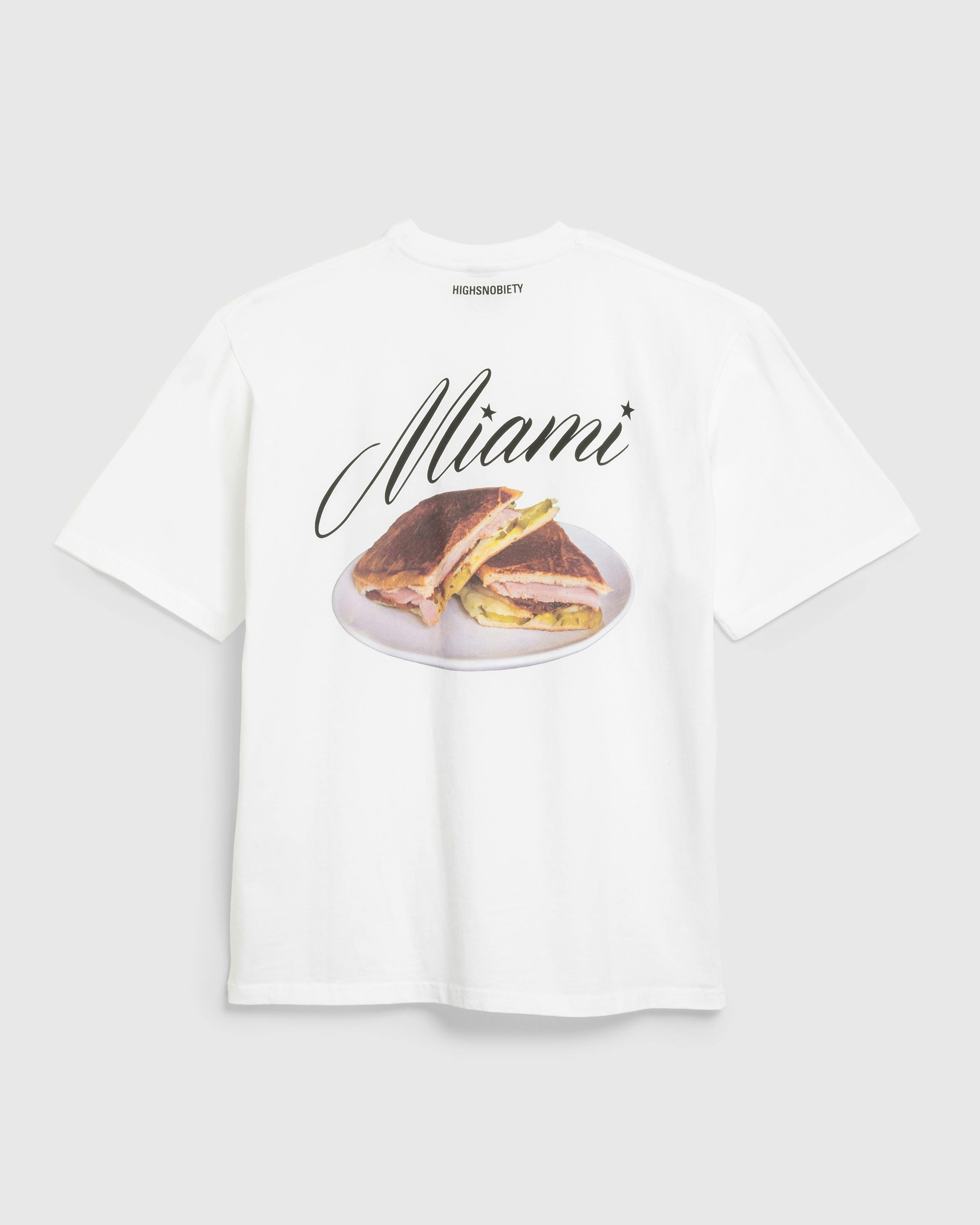 Highsnobiety – Cuban Sandwich T-Shirt - T-Shirts - White - Image 1