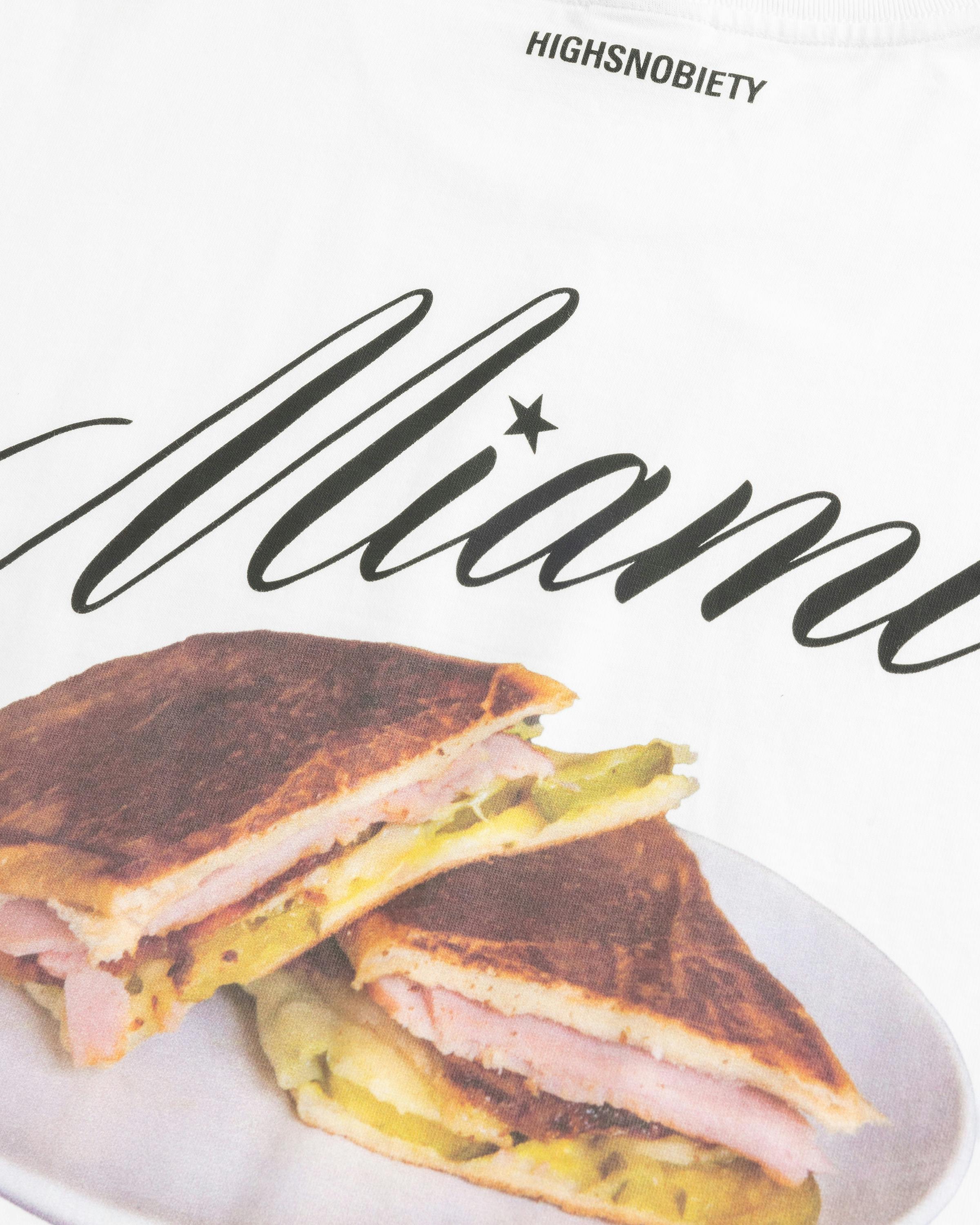 Highsnobiety – Cuban Sandwich T-Shirt - T-Shirts - White - Image 5