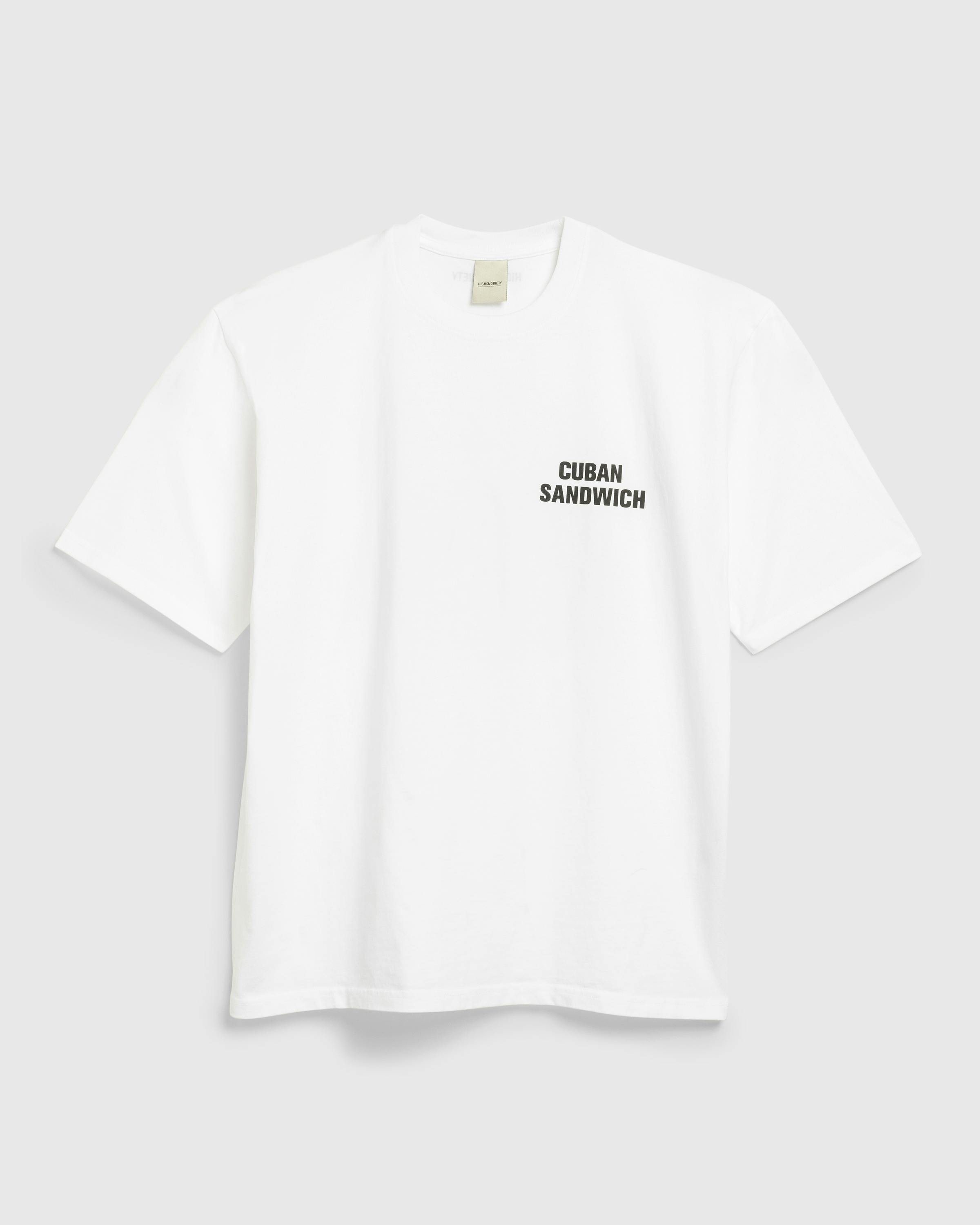 Highsnobiety – Cuban Sandwich T-Shirt - T-Shirts - White - Image 4