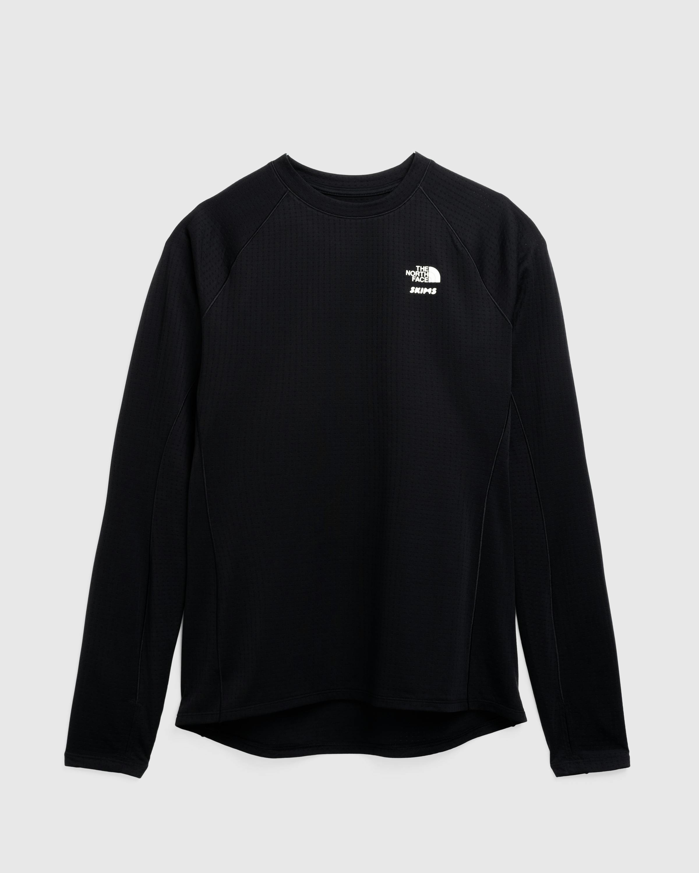 The North Face x SKIMS – W Dotknit Crew - Crewnecks - Black - Image 1