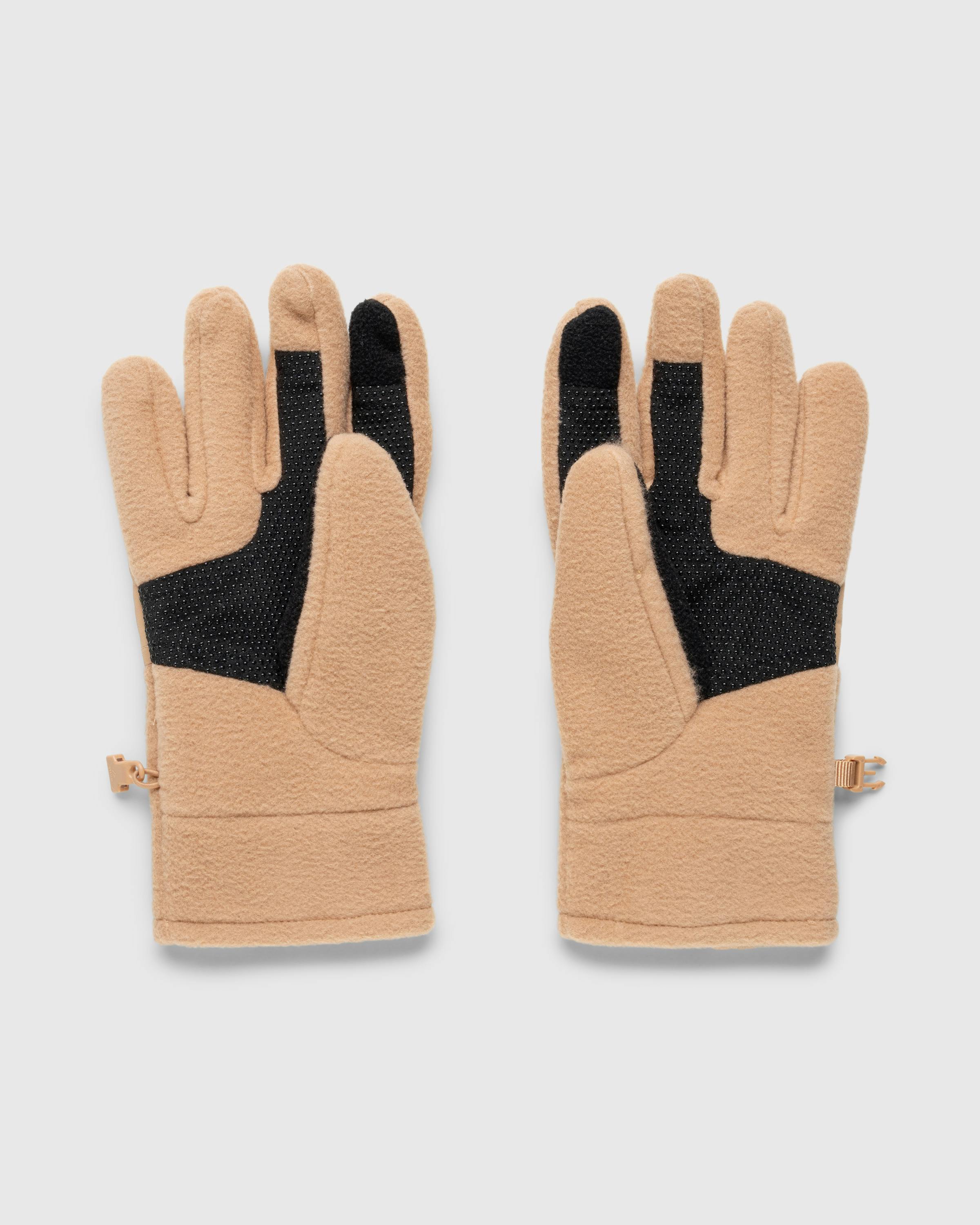 The North Face x SKIMS – Retro Denali Fleece Glove - 5 Finger - Beige - Image 3