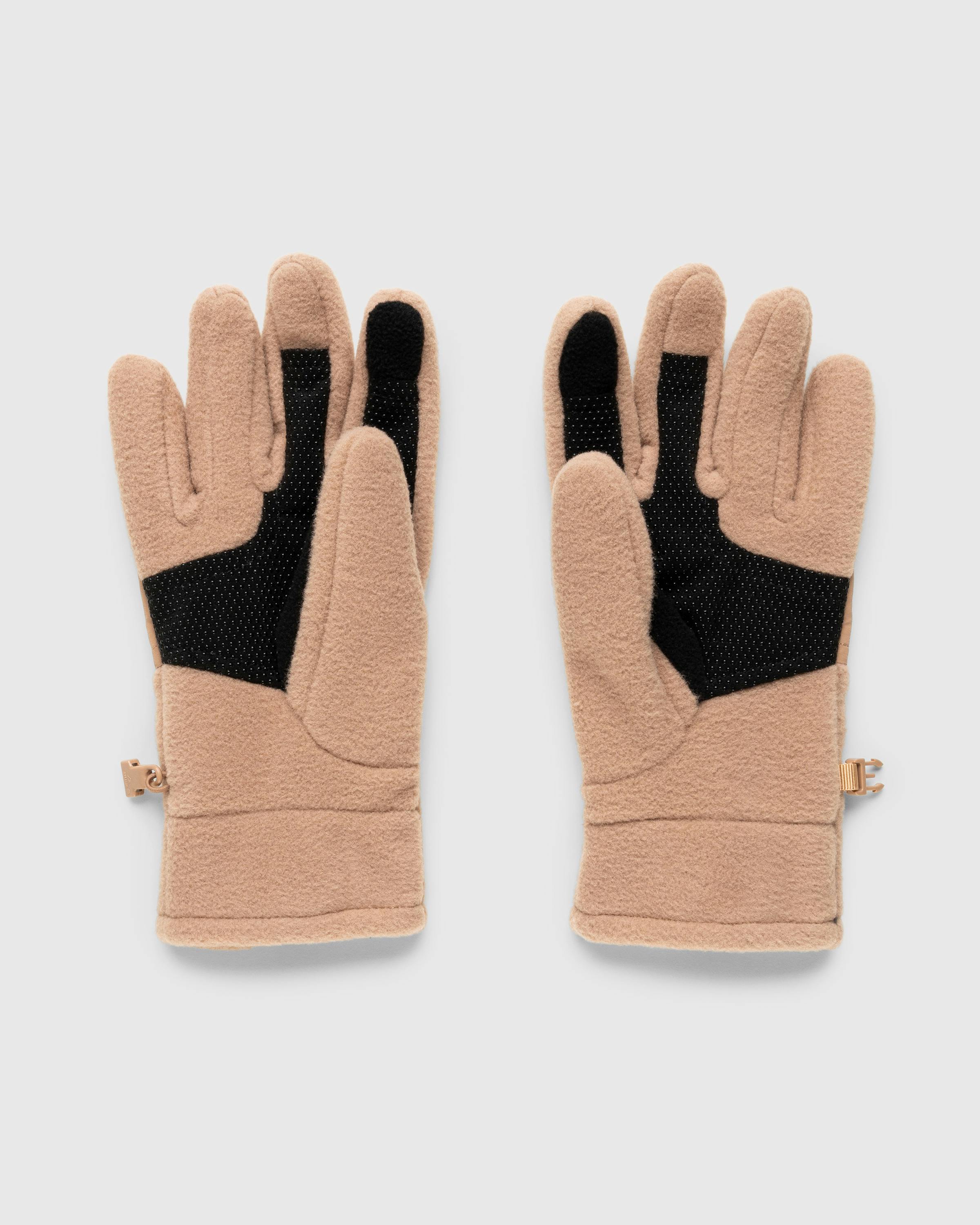 The North Face x SKIMS – Retro Denali Fleece Glove - 5 Finger - Brown - Image 3