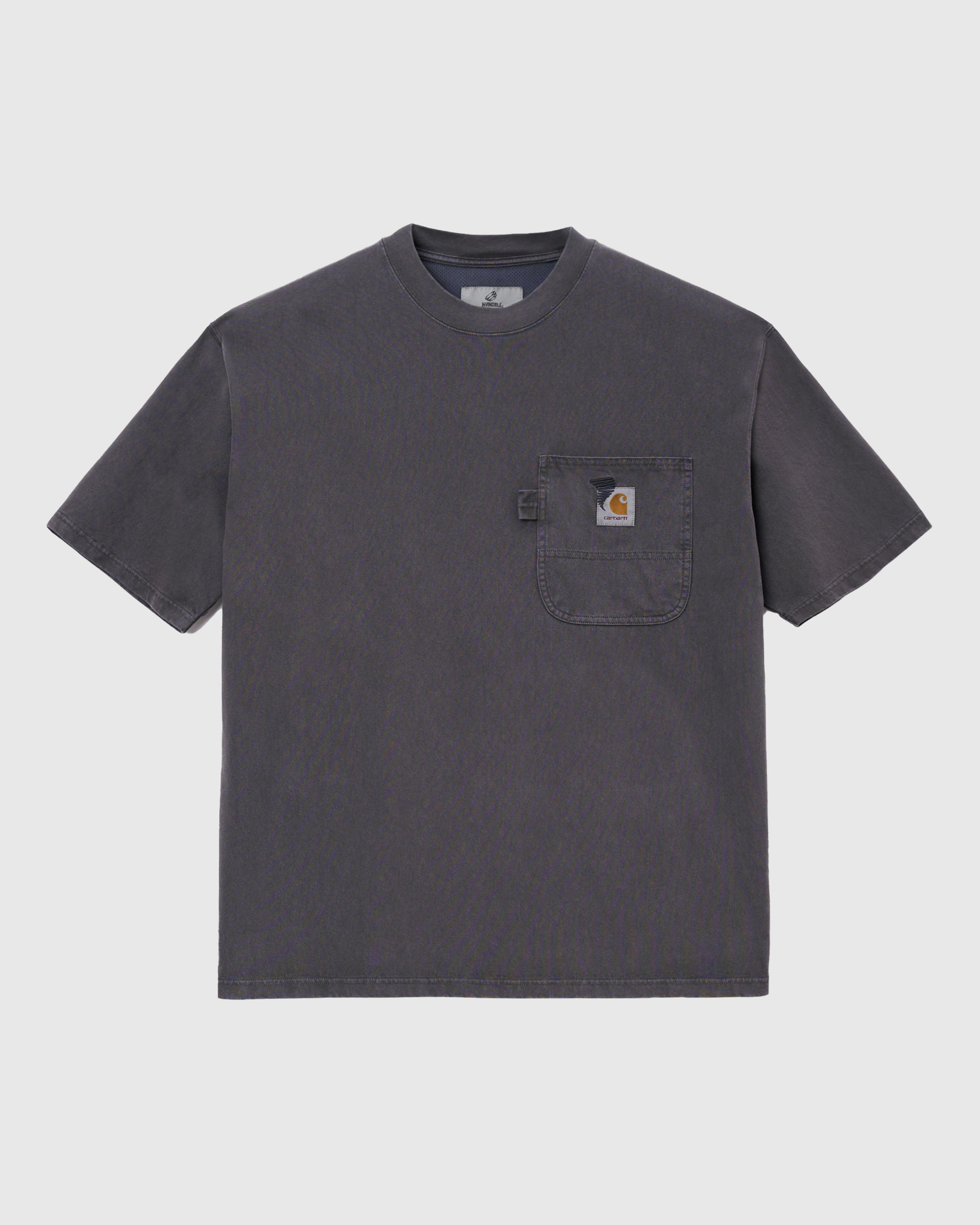 Carhartt WIP x Invincible – S/S Pigment Dyed T-Shirt - Tees - Black - Image 1