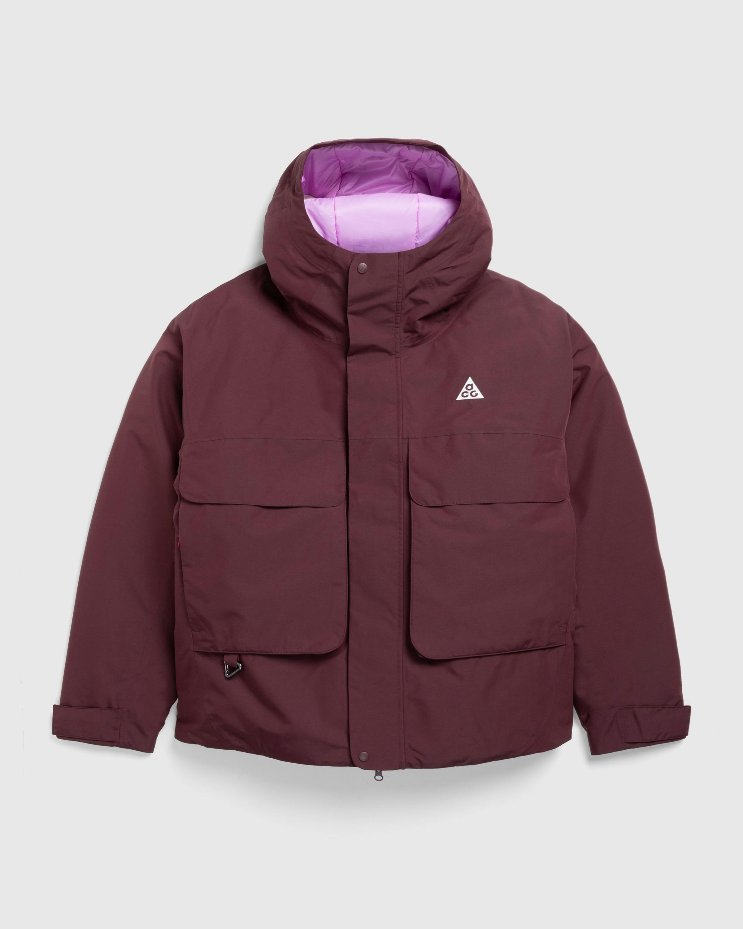 Nike – ACG PrimaLoft Skull Peak Burgundy Crush/Beyond Pink/Summit White - Cargo Pants - Red - Image 1