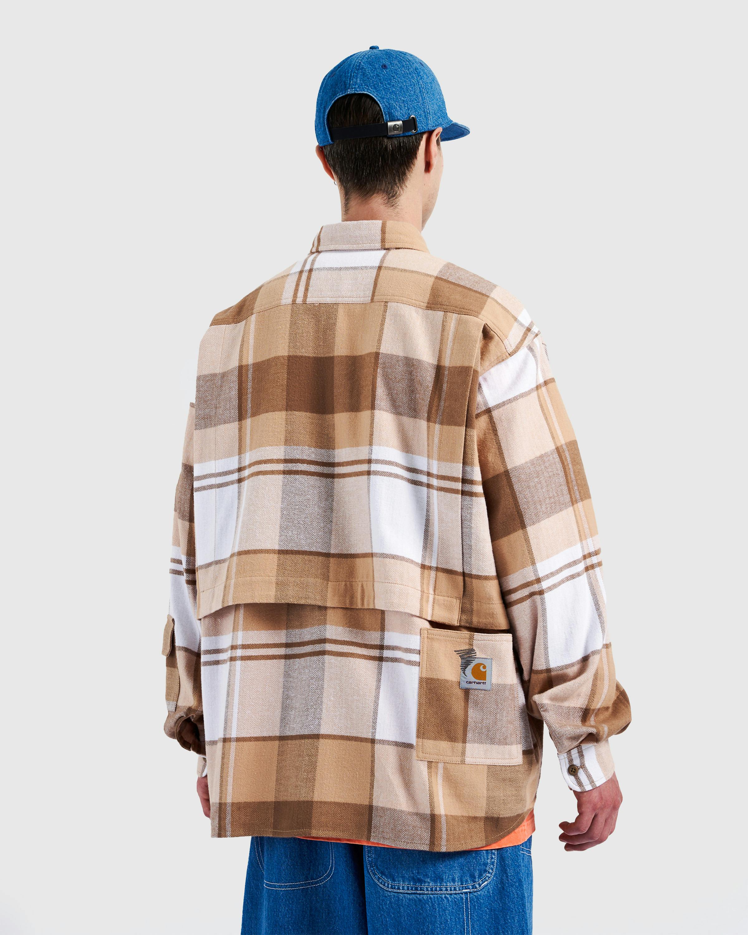 Carhartt WIP x Invincible – L/S Work Shirt Max - Longsleeves - Brown - Image 5