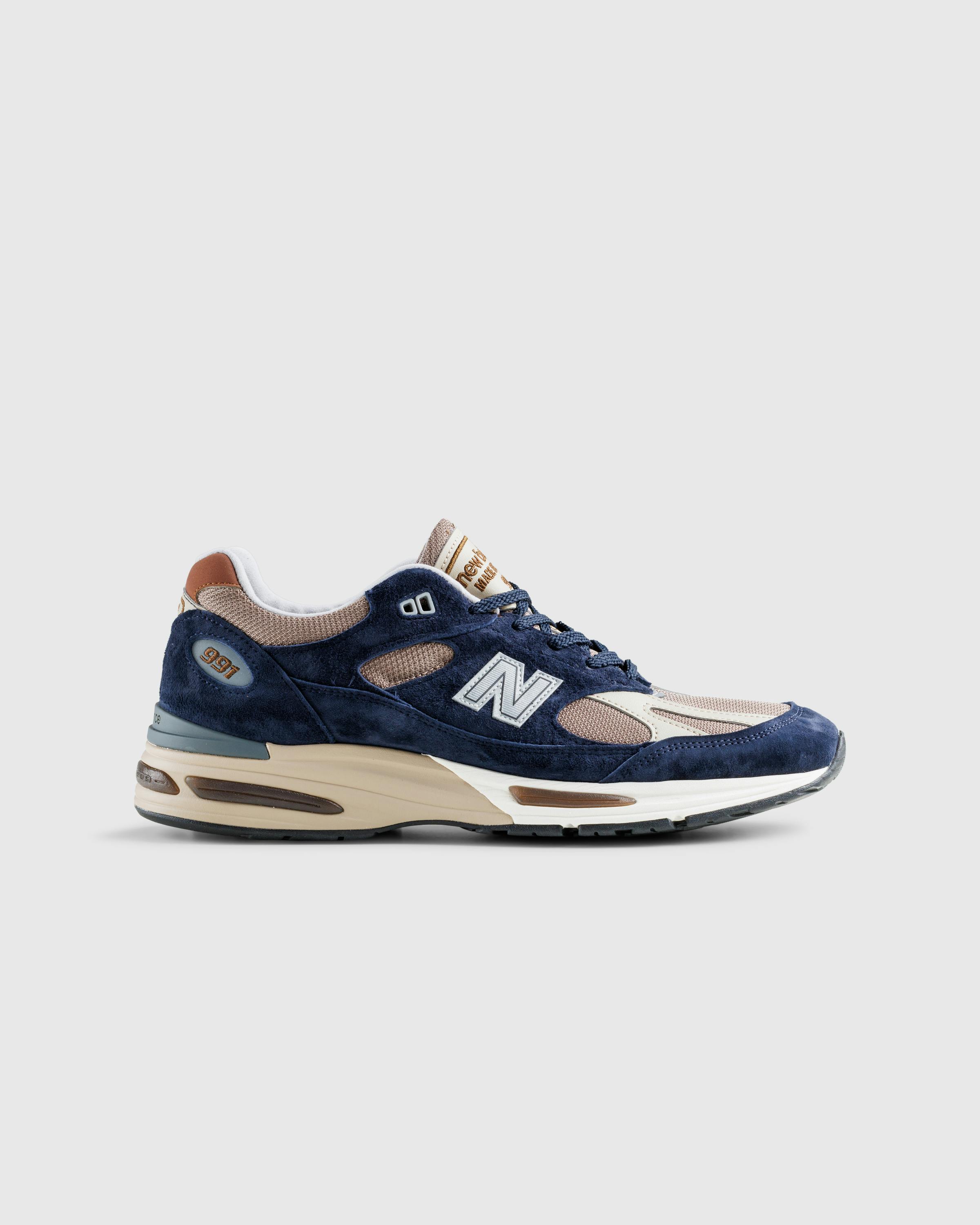 New Balance – Made in UK U991v2 DB Blue - Low Top Sneakers - Blue - Image 1