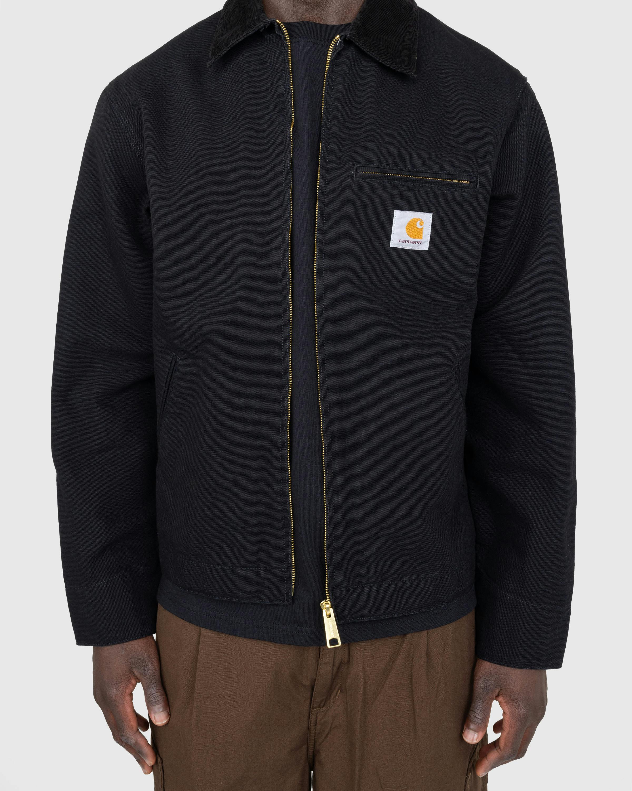 Carhartt WIP – Detroit Jacket Black/Black/Rinsed - Jackets - Black - Image 5