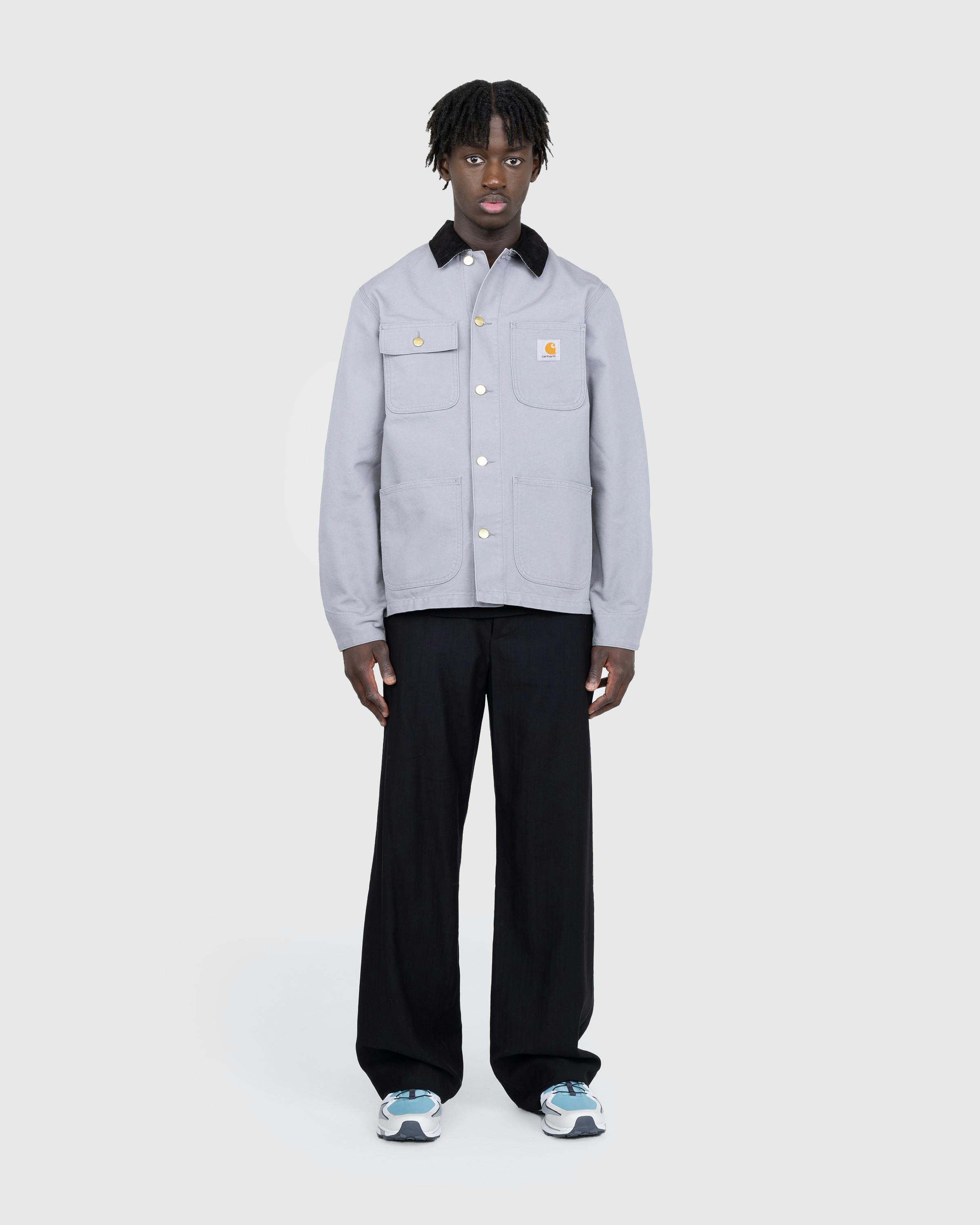 Carhartt WIP – Michigan Coat Yosemite/Black/Rinsed - Trench Coats - Grey - Image 2