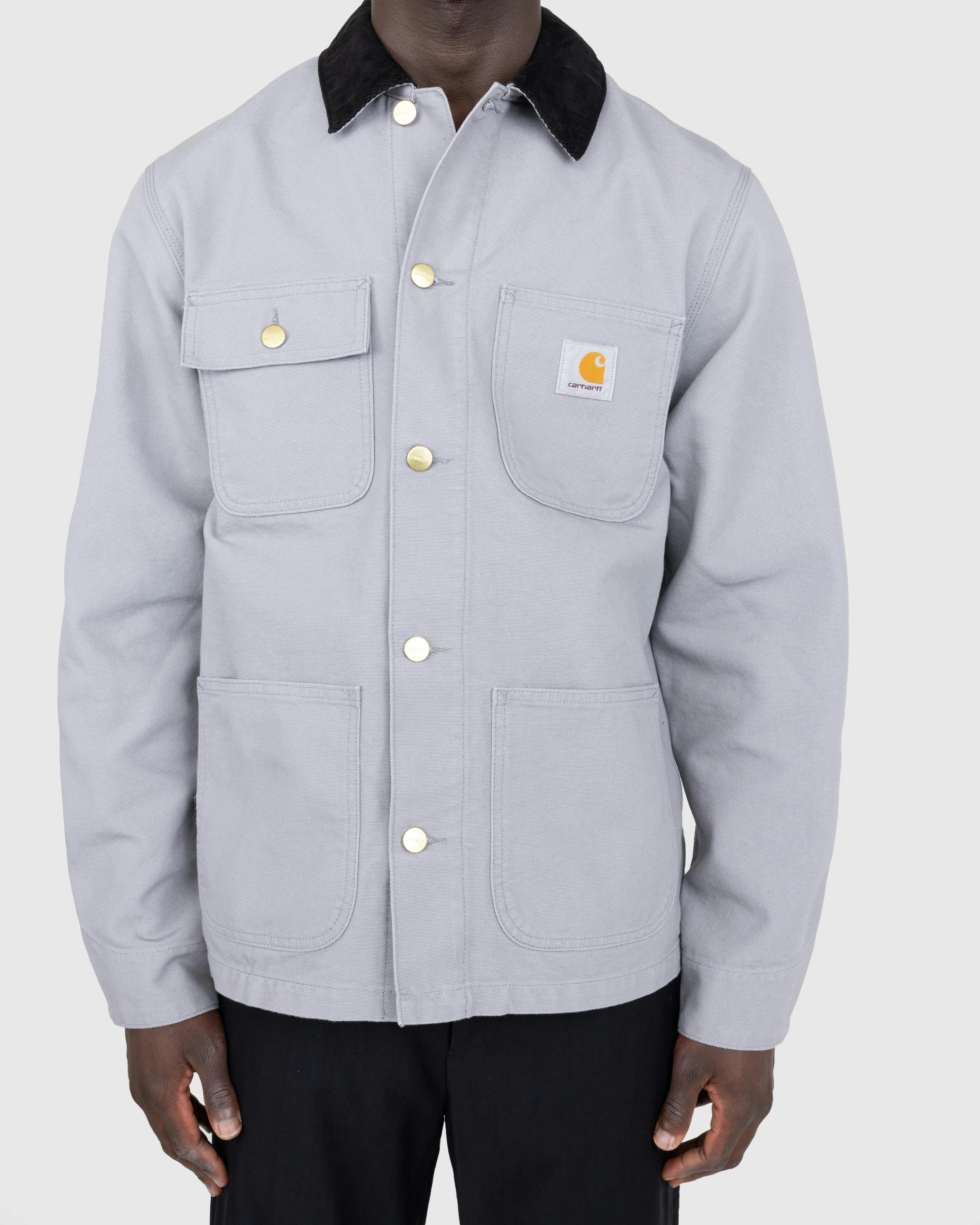 Carhartt WIP – Michigan Coat Yosemite/Black/Rinsed - Trench Coats - Grey - Image 3