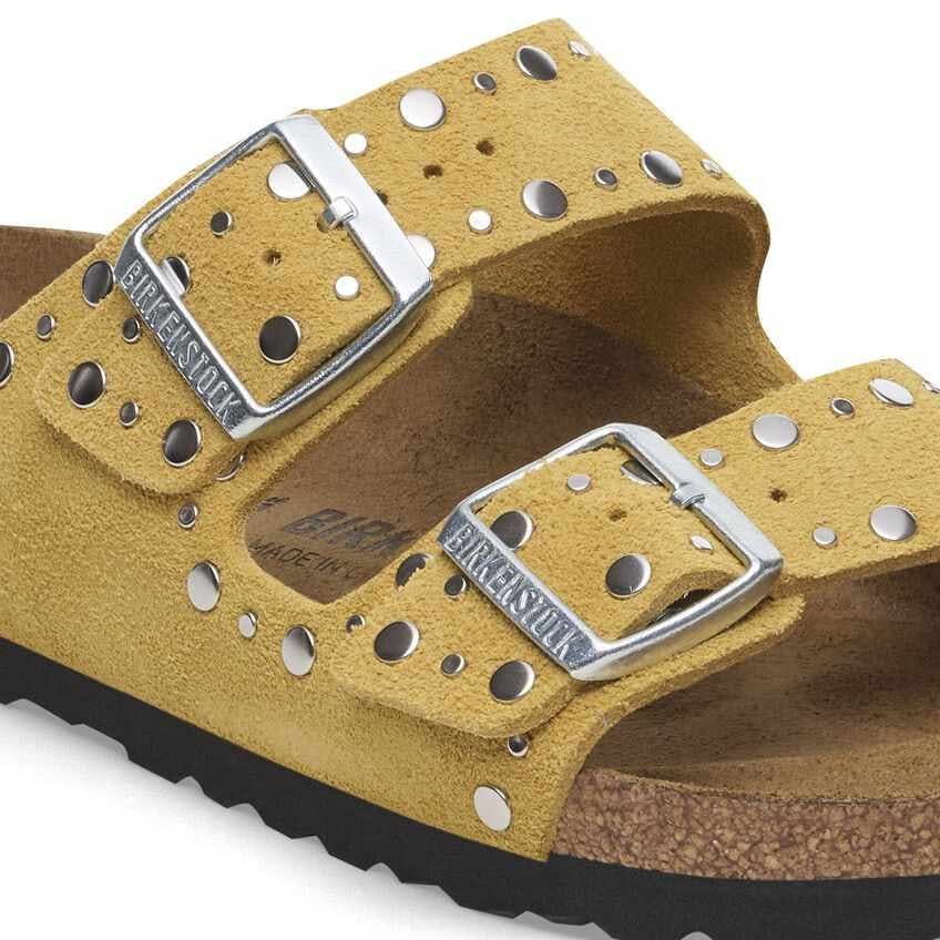 birkenstock riveted studded clog sandals