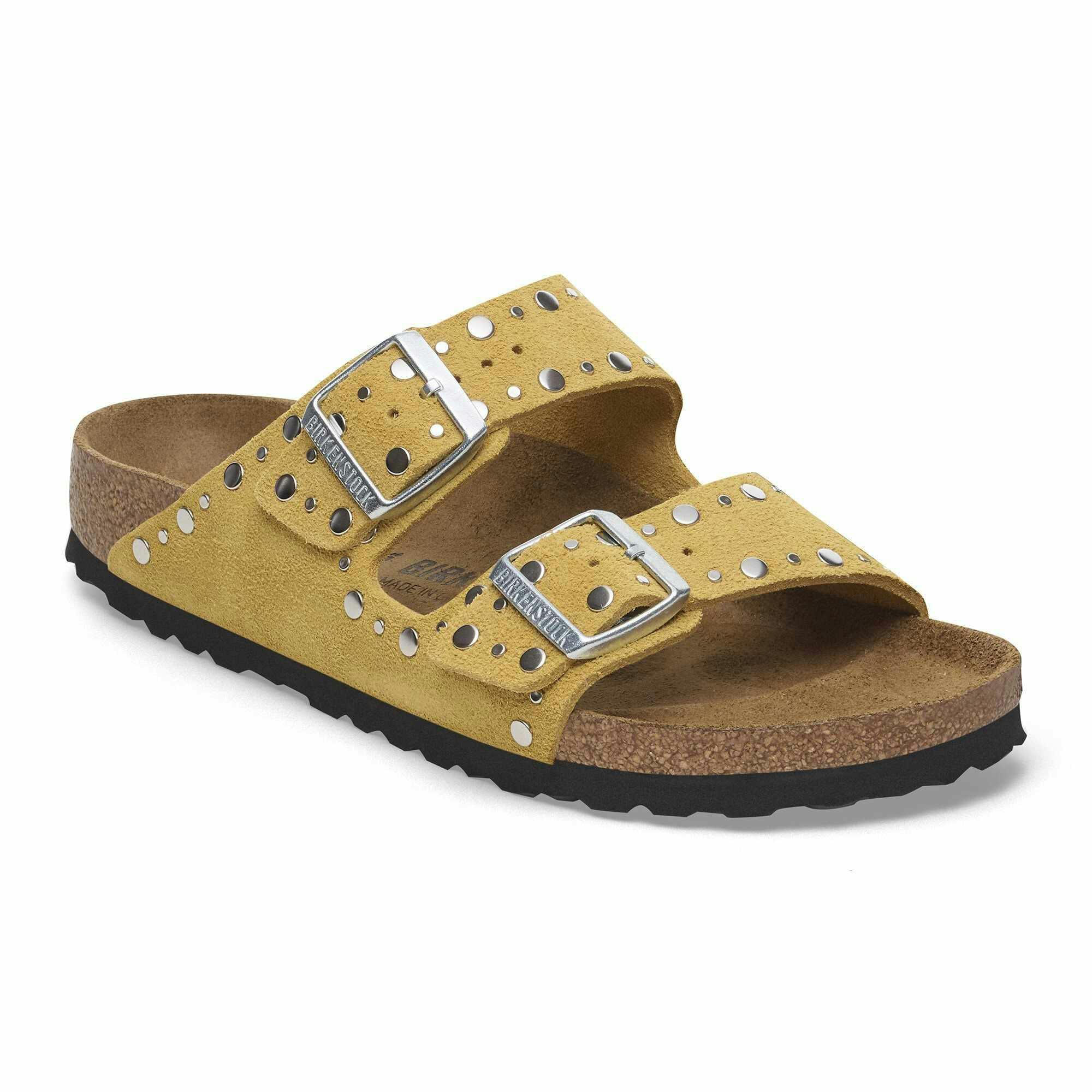 birkenstock riveted studded clog sandals