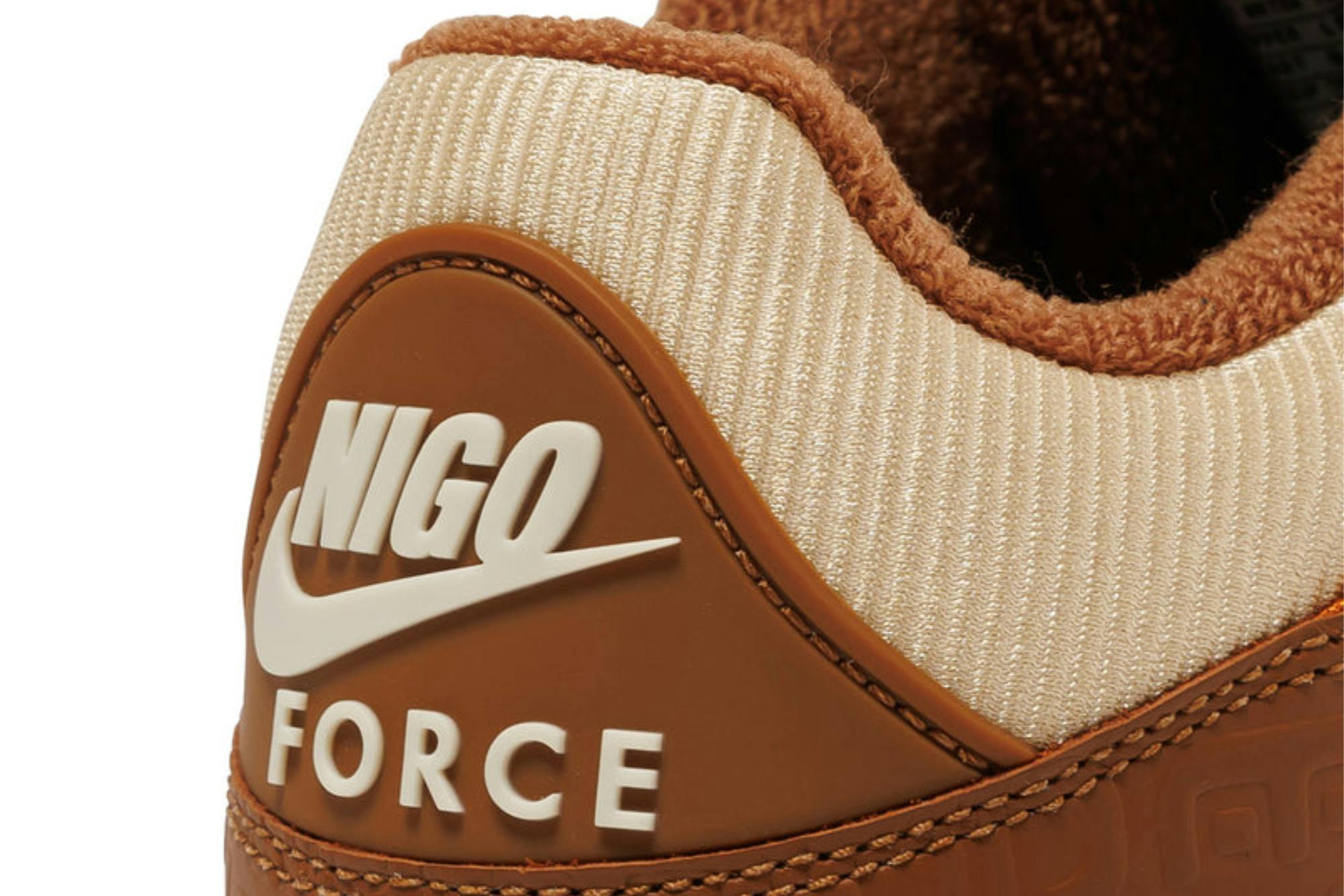 nigo nike air force 3 beige sneaker