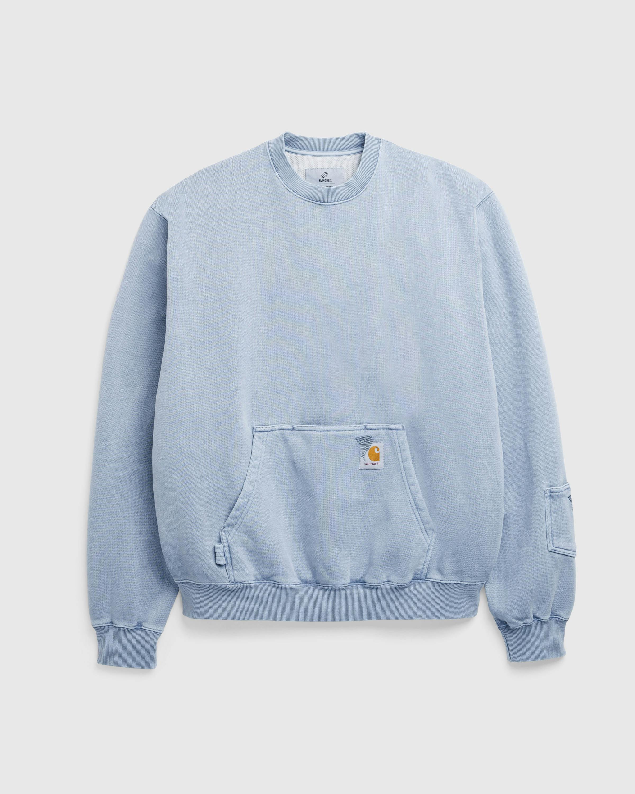 Carhartt WIP x Invincible – Pigment Dyed Sweatshirt - Crewnecks - Grey - Image 1