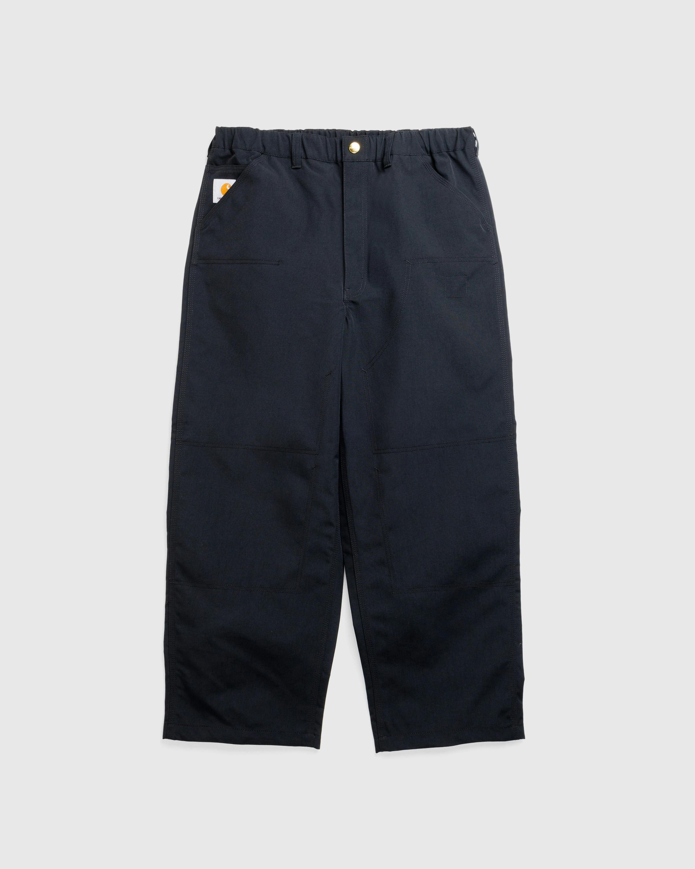 Carhartt WIP x Invincible – Removed Pocket Double Knee Pant - Work Pants - Black - Image 1